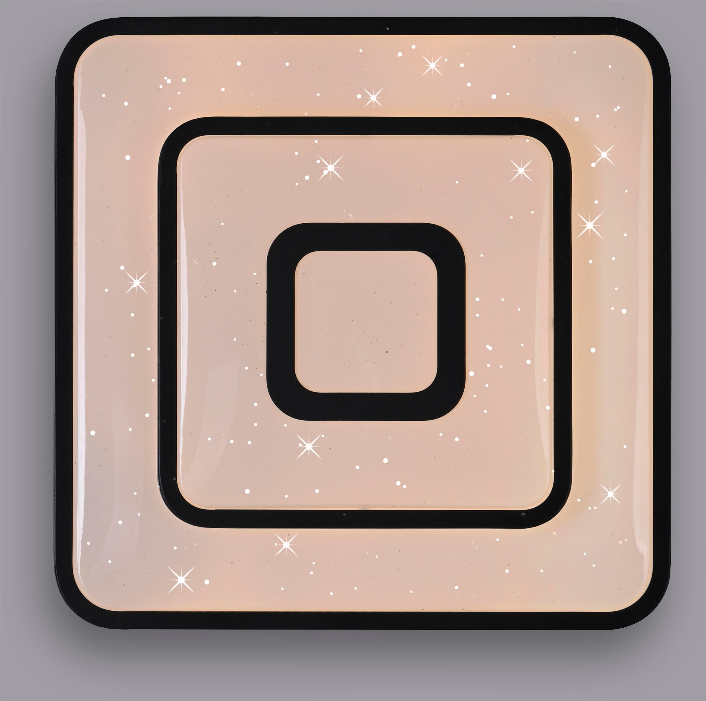 JUST LIGHT LED Deckenleuchte »TURANUS« LED-Board 1 Stk. Warmweiß Starry-Cover