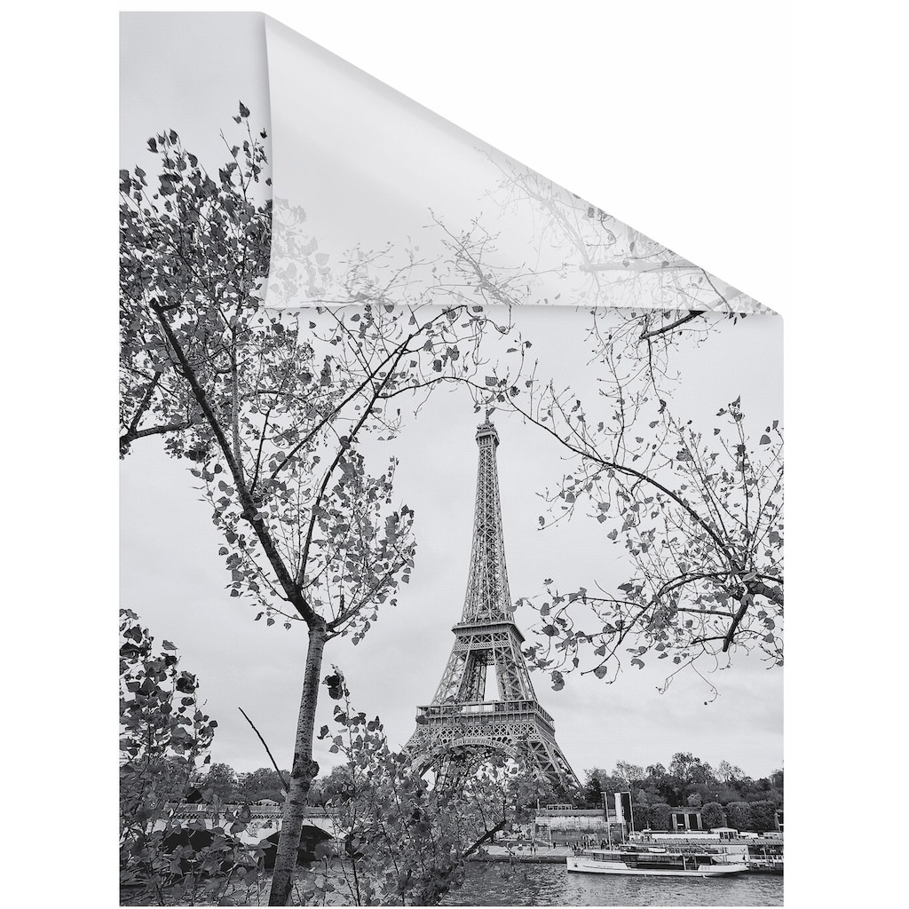 LICHTBLICK ORIGINAL Fensterfolie »Paris«, 1 St., blickdicht, strukturiertKlebepunkte