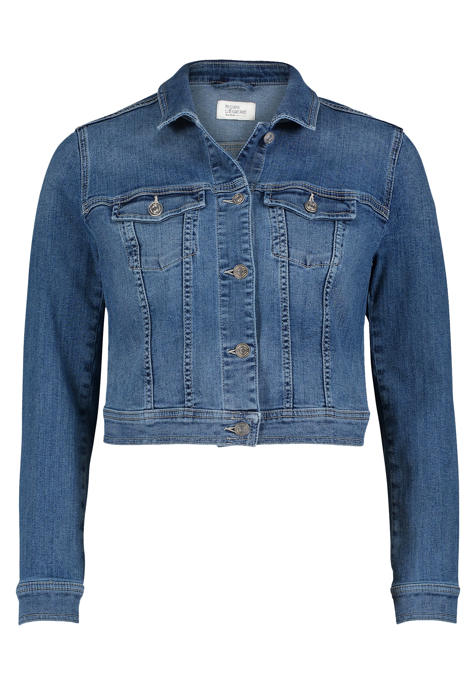 Vera Mont Jeansjacke "Damen Jeansjacke mit Waschung" günstig online kaufen