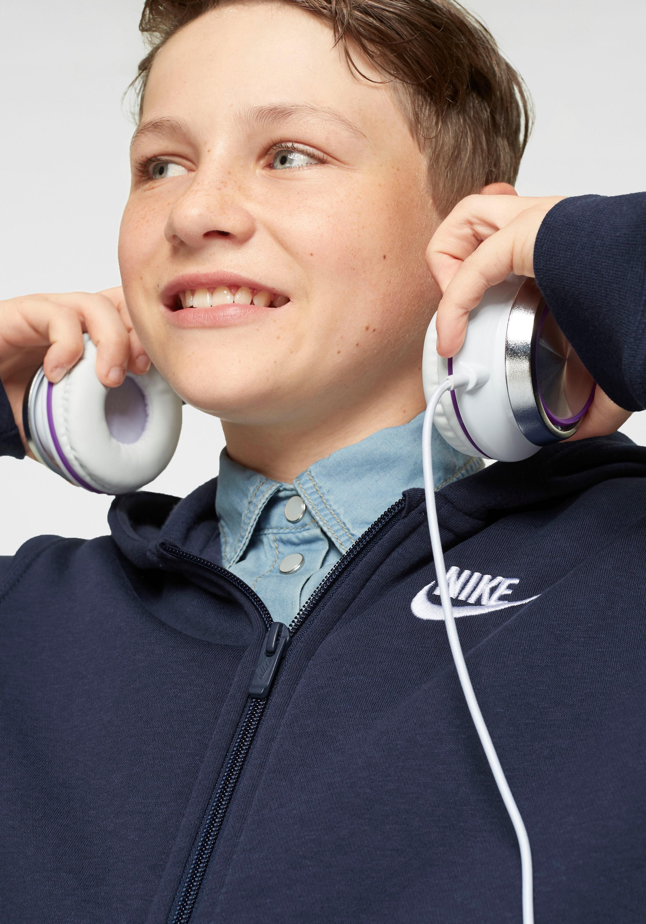 CLUB HOODIE BAUR Rechnung | Nike auf - für FZ Sportswear Kinder« »NSW Kapuzensweatjacke