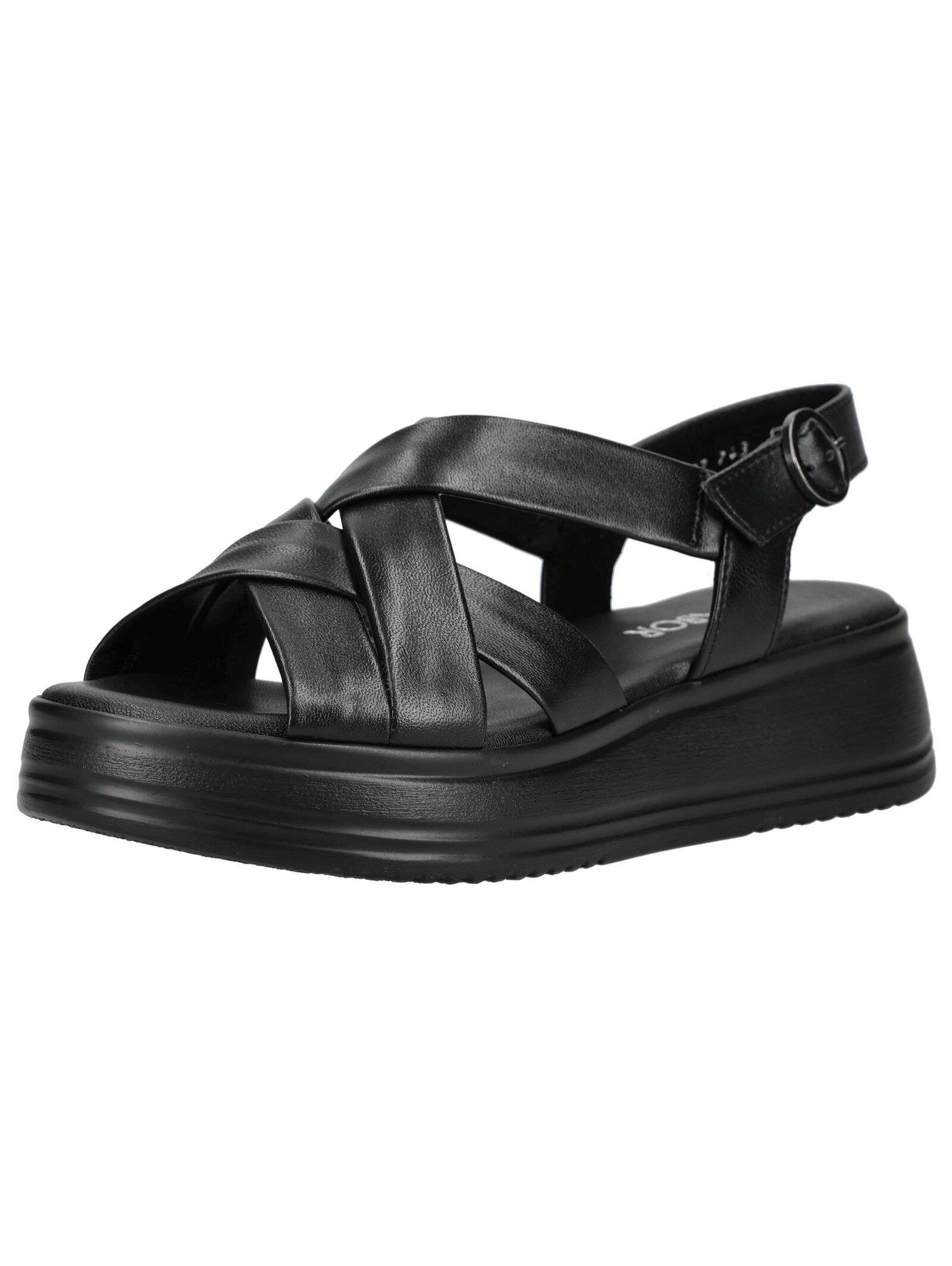 Gabor Comfort Keilsandalette "Gabor Comfort Sandalen Glattleder" günstig online kaufen