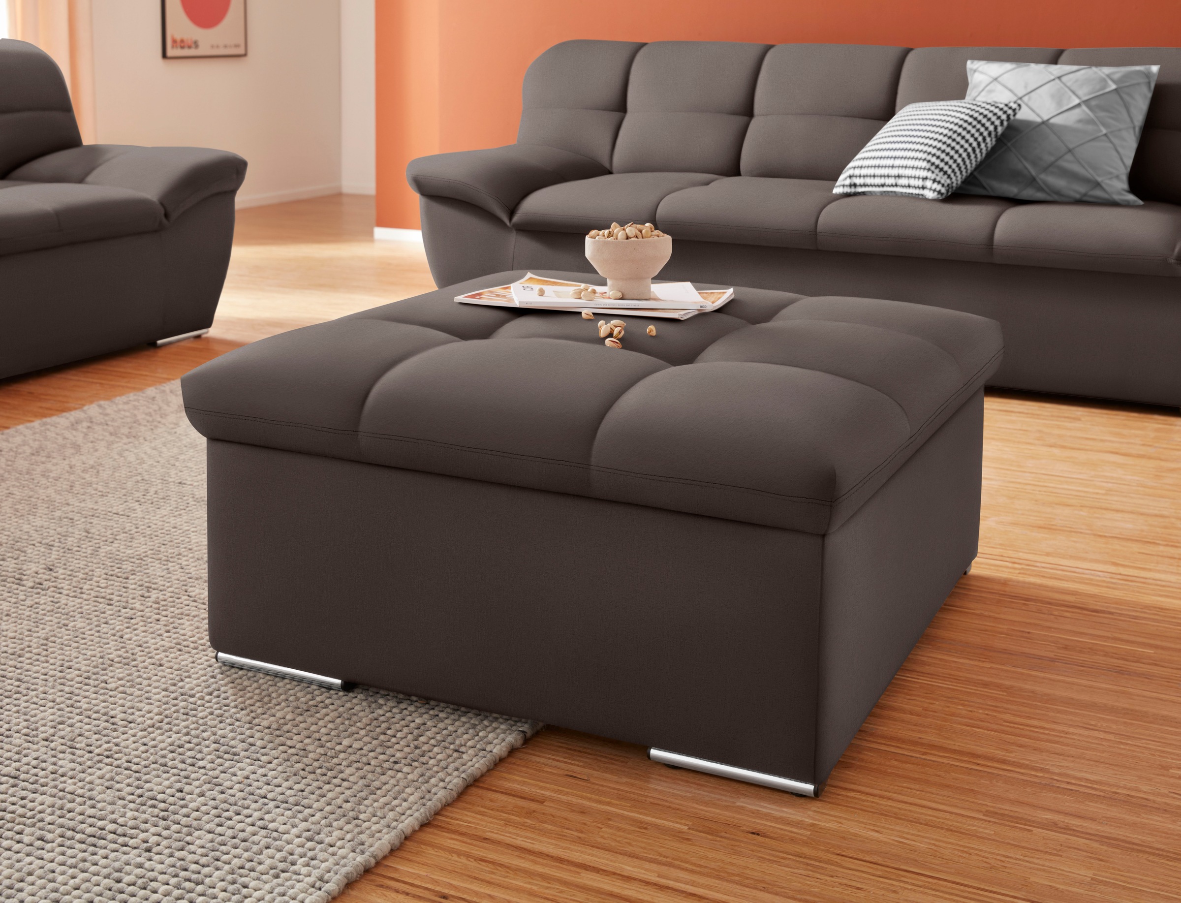 DOMO collection Sitzhocker »Lagoa«, in großer Farbauswahl