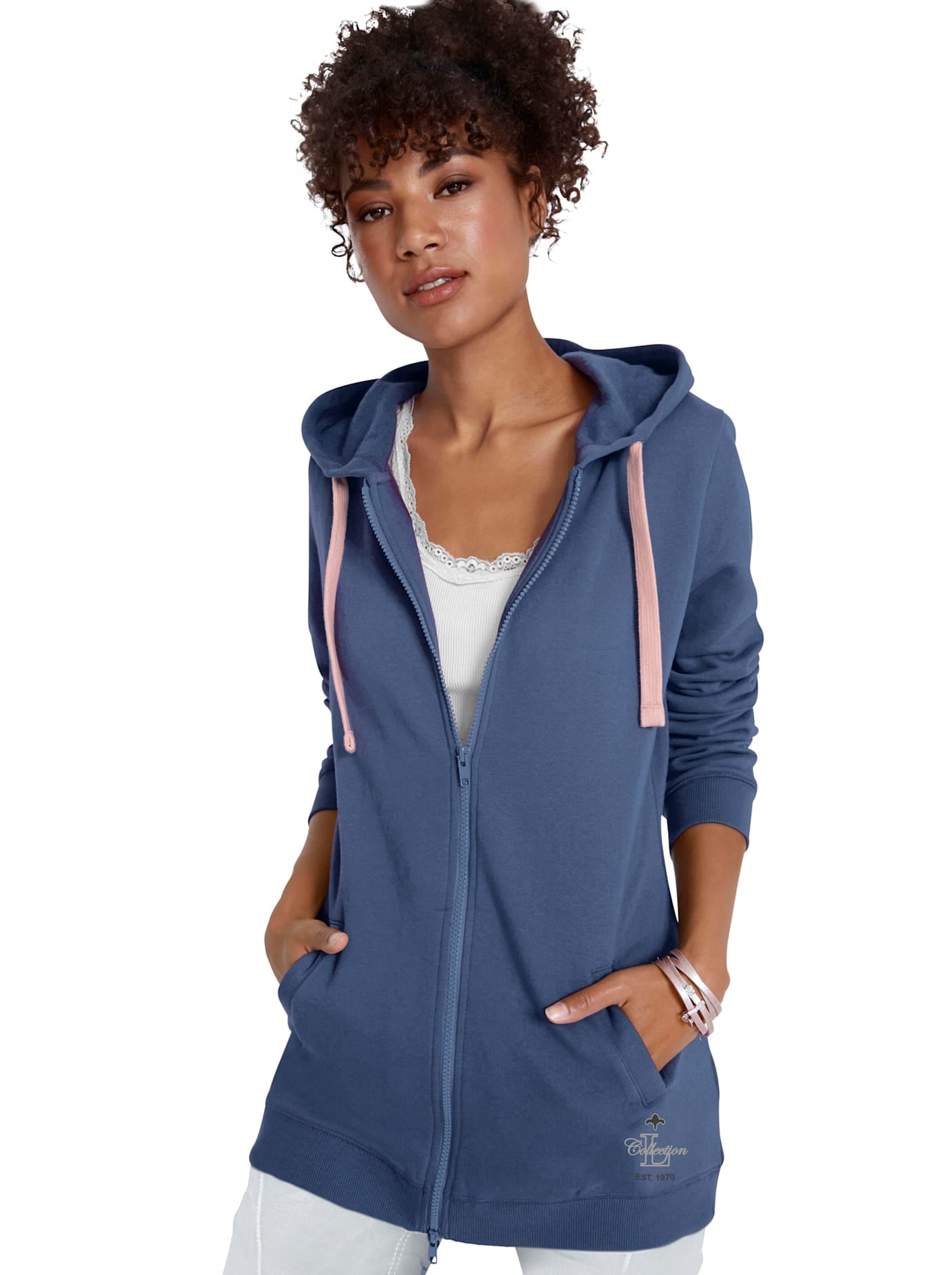 Casual Looks Shirtjacke "Sweatjacke" 1 Stk. tlg. günstig online kaufen