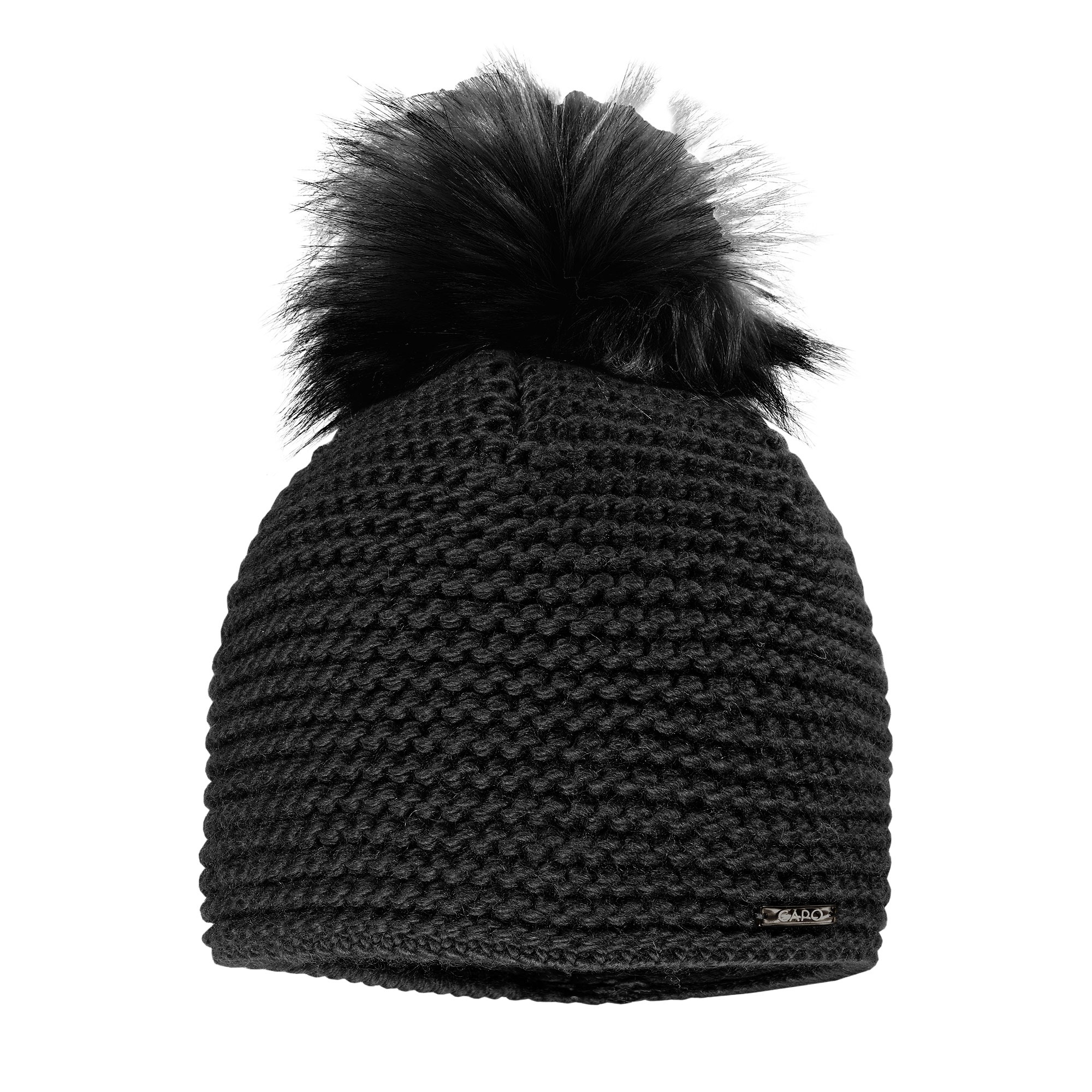 CAPO Bommelmütze Grobstrick, unifarben, gefüttert günstig online kaufen