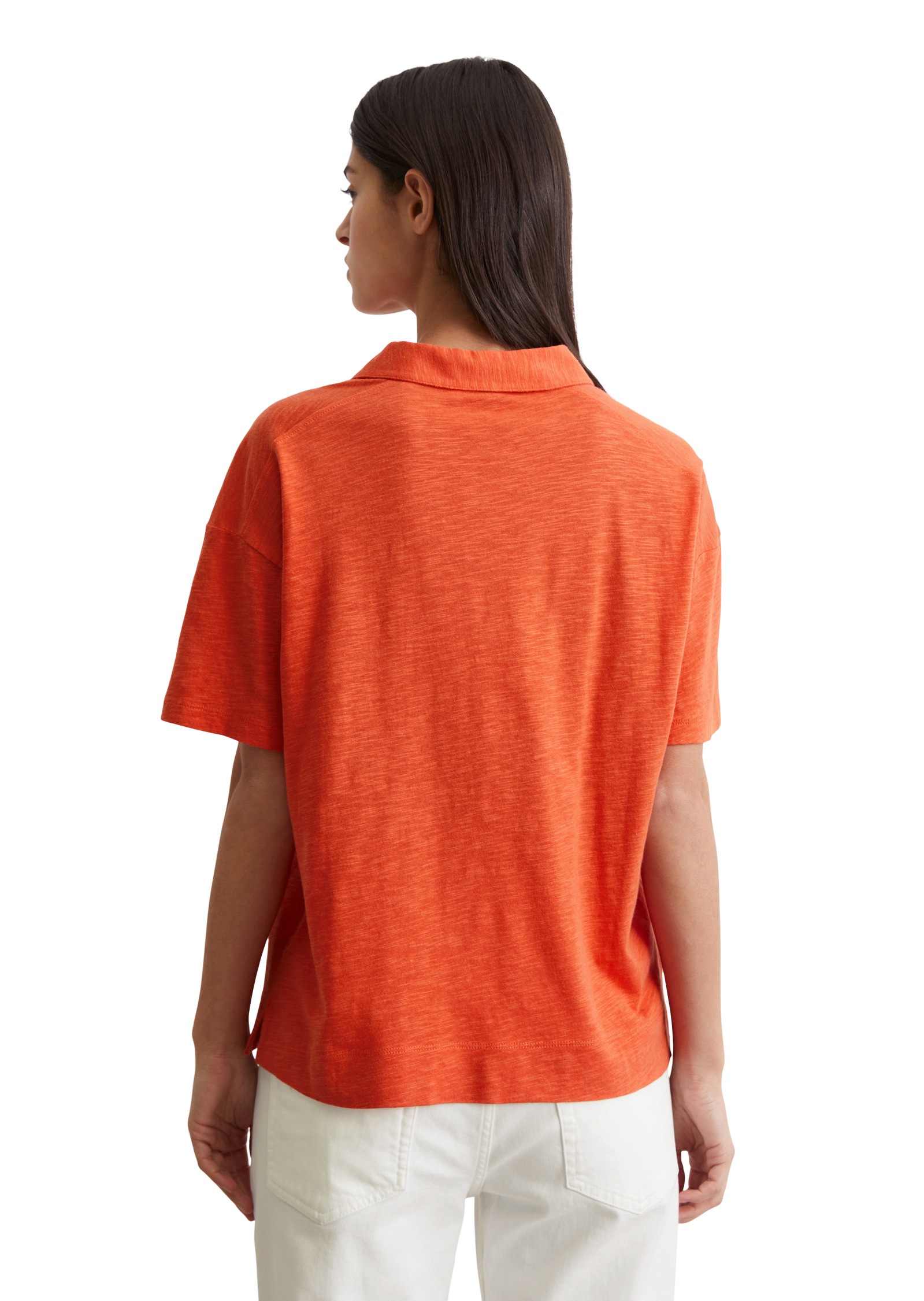 Thumbnail - Marc OPolo Poloshirt "aus Organic Cotton-Viskose-Mix"
