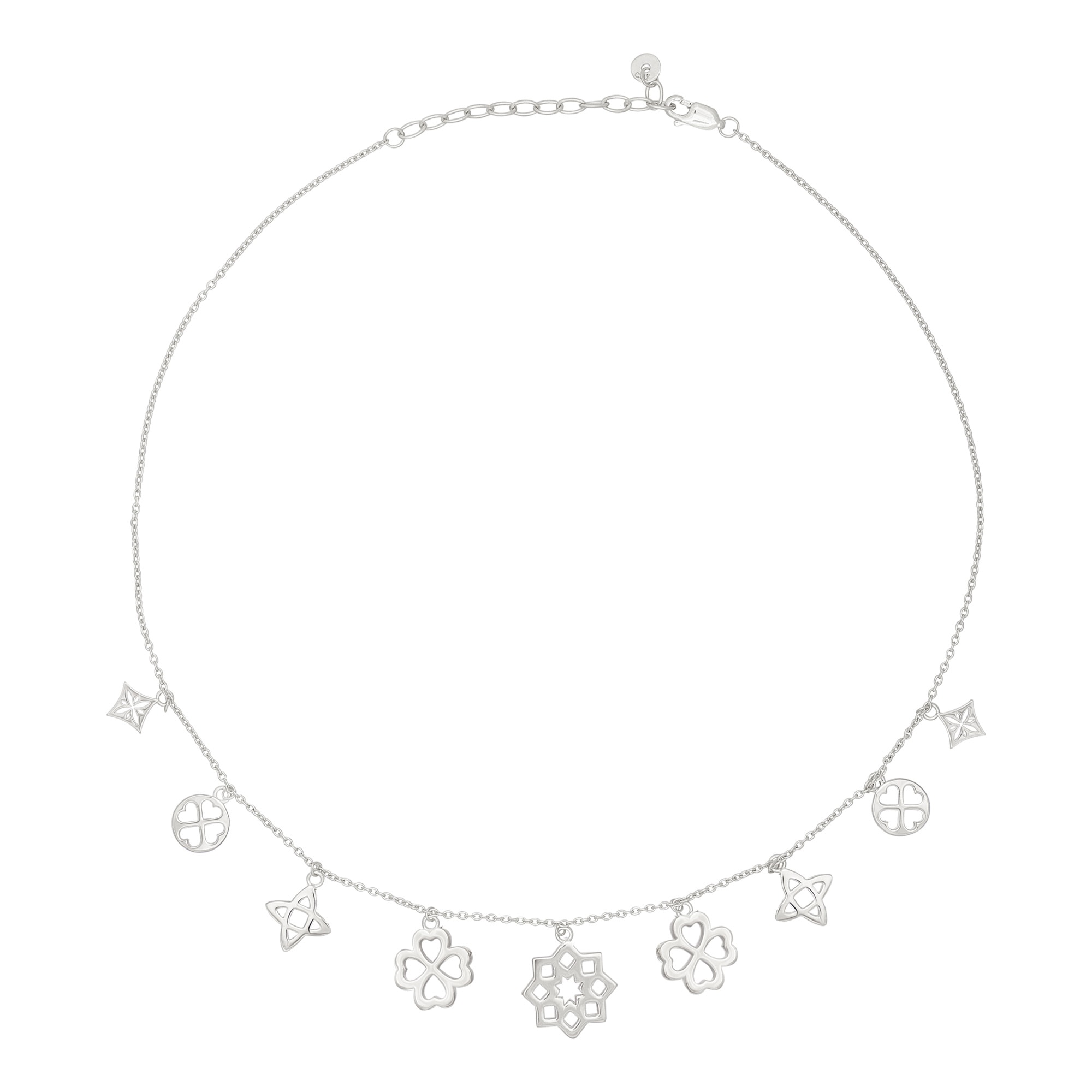 CAÏ Kette mit Anhänger »925 Silber rhodiniert Anhänger«