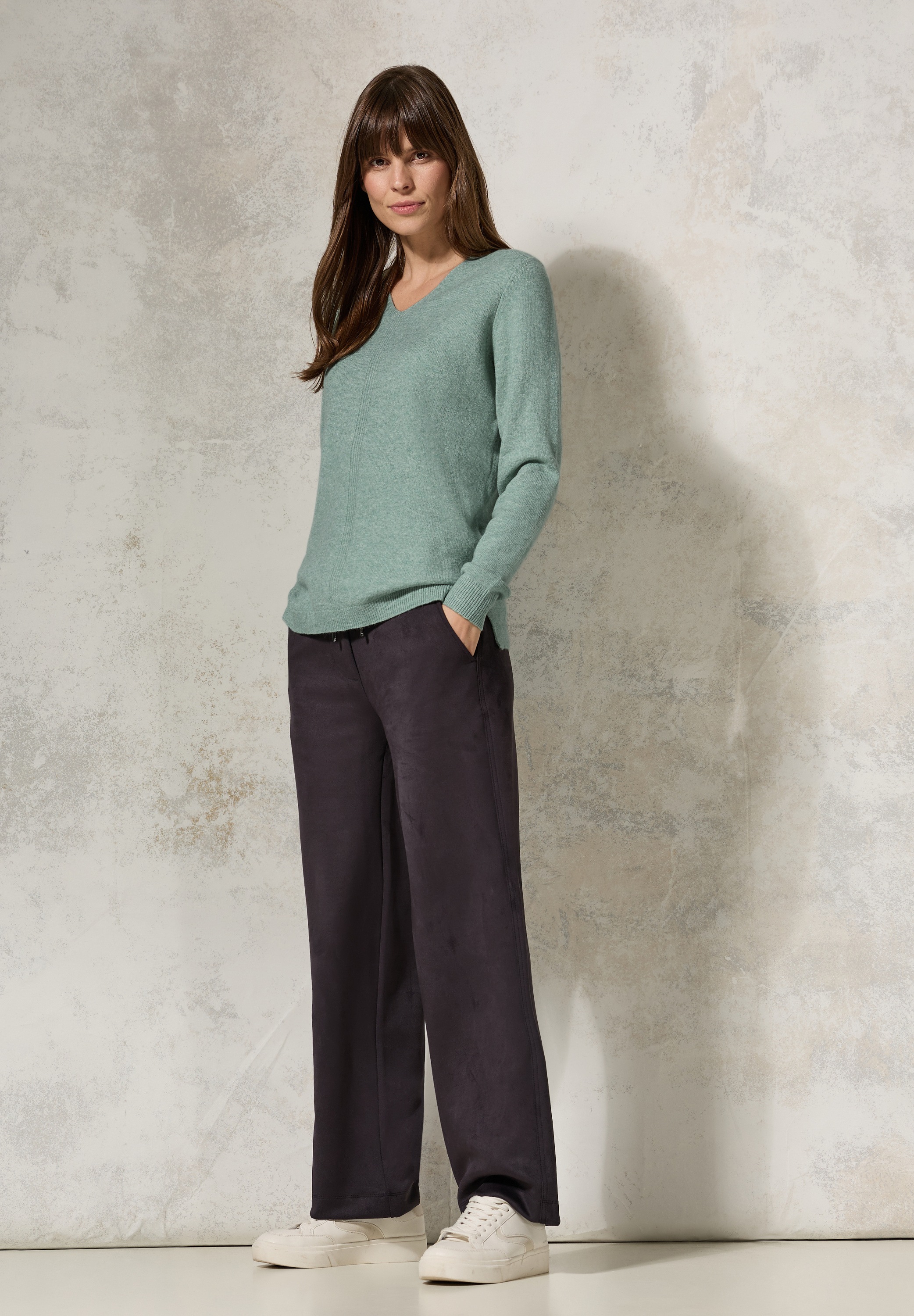 Cecil Strickpullover, mit Strick-Detail
