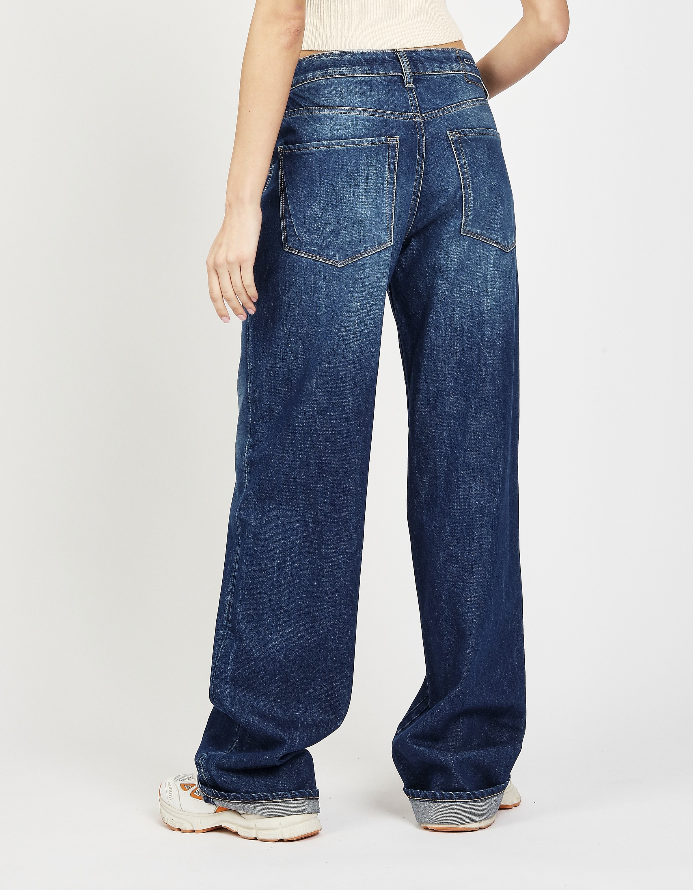 GANG Loose-fit-Jeans "94CLAIRE", mit Bindegürtel und Naht am Oberschenkel, günstig online kaufen