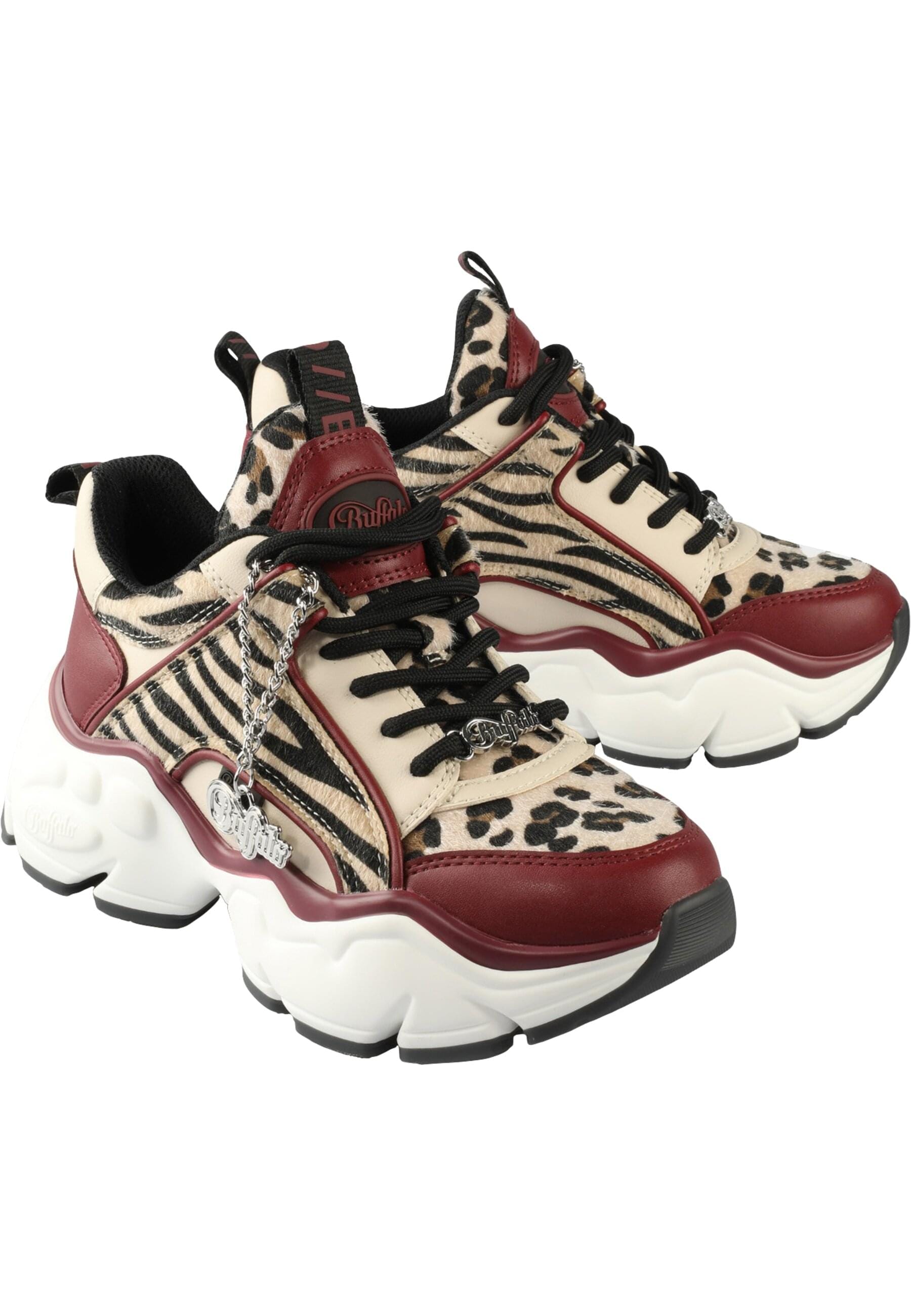 Buffalo Trainingsschuh »Buffalo BINARY GLAM - VEGAN SUEDE/FUR/NAPPA«