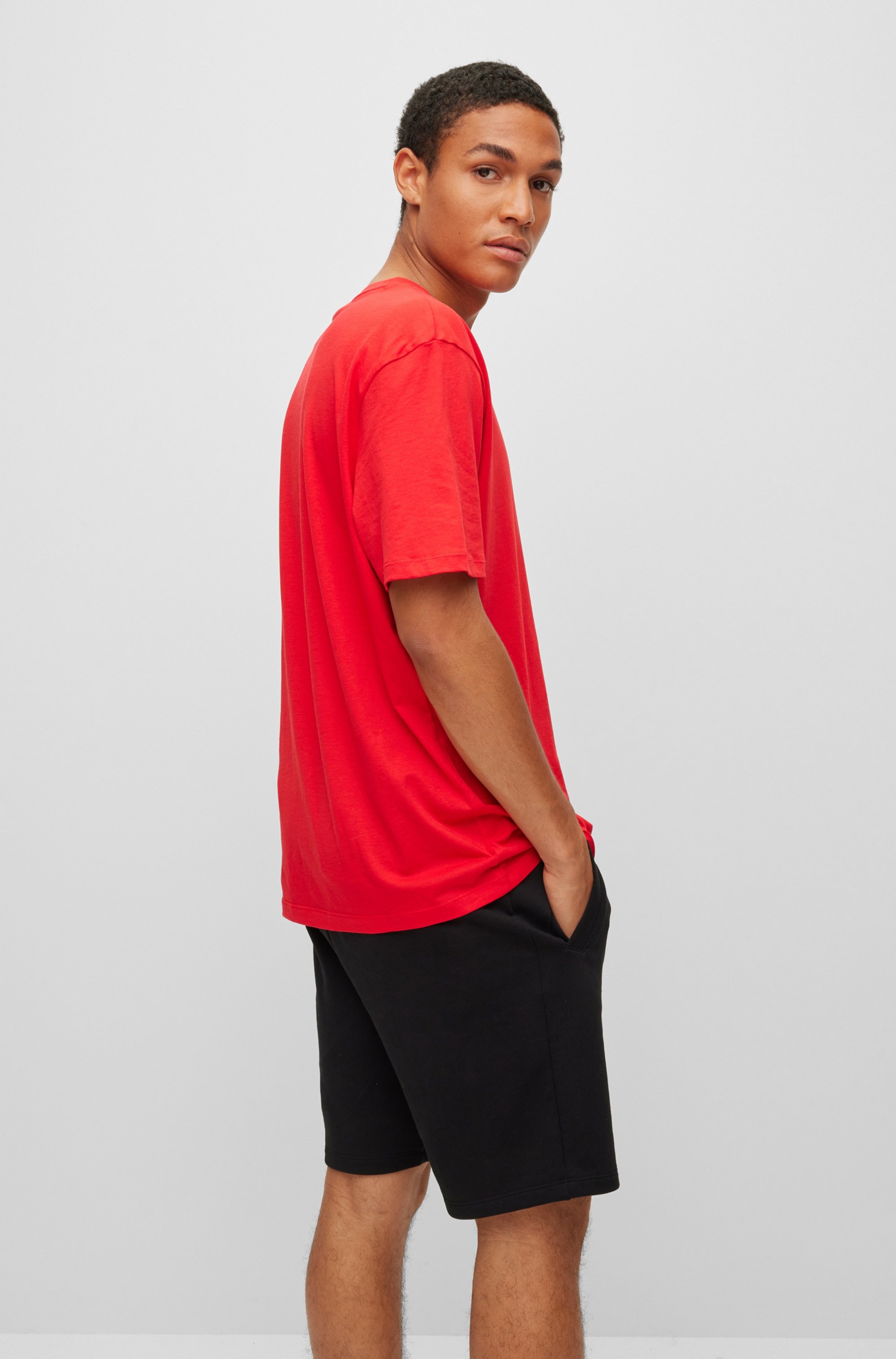 HUGO T-Shirt "Dero" Rundhalsausschnitt, Regular Fit, Basic Must Have günstig online kaufen