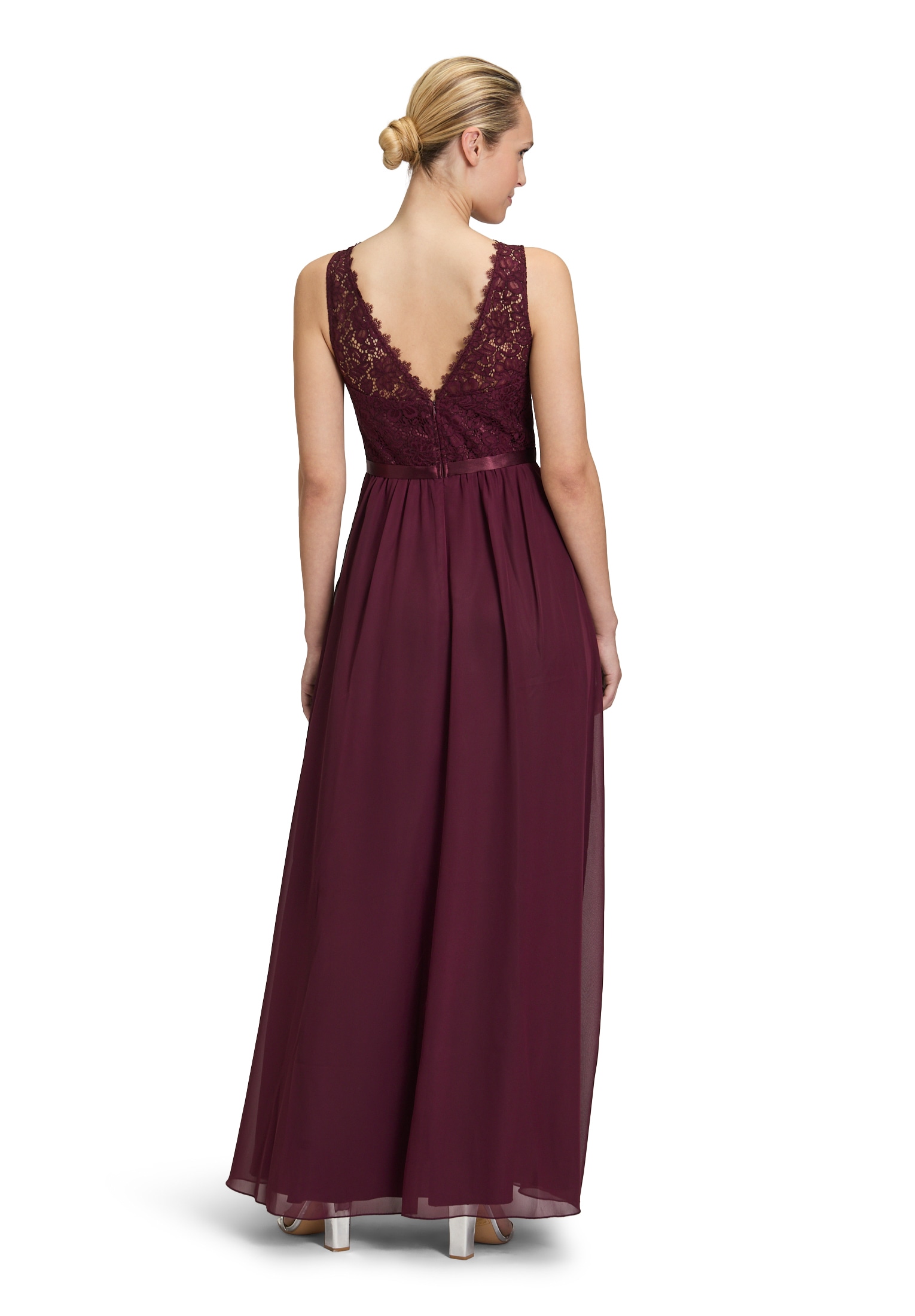 Vera Mont Cocktailkleid »Vera Mont Damen Abendkleid mit Spitze«, Bogenkante