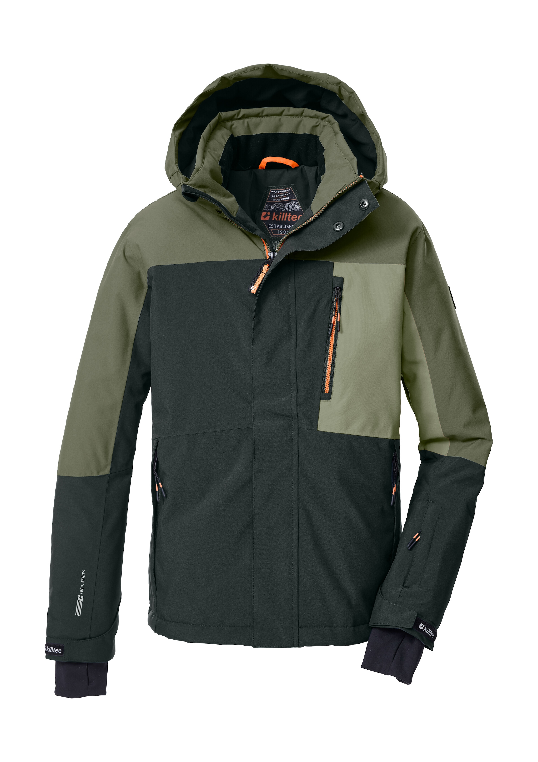 Killtec Skijacke "KSW 200 BYS SKI JCKT" Killtec Kids Skijacke: wasserdicht, atmungsaktiv, reflektierend