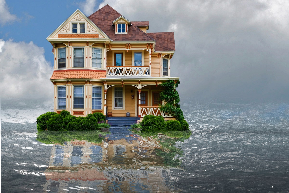 Papermoon "Haus im Wasser"