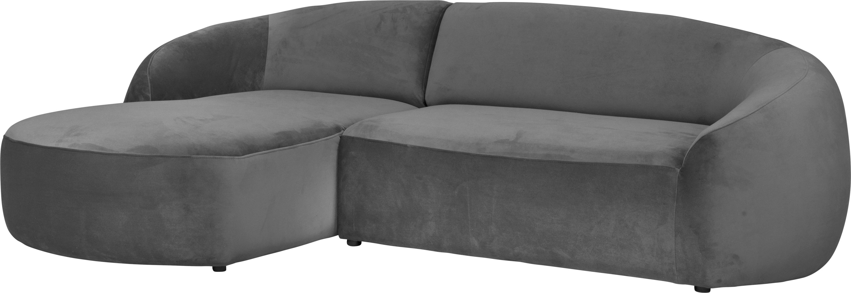 Thumbnail - LeGer Home by Lena Gercke Ecksofa "YANI L-Form, Designersofa, organische Form, Maße B/T/H: 255/170/81 cm", mit Wellenunt...