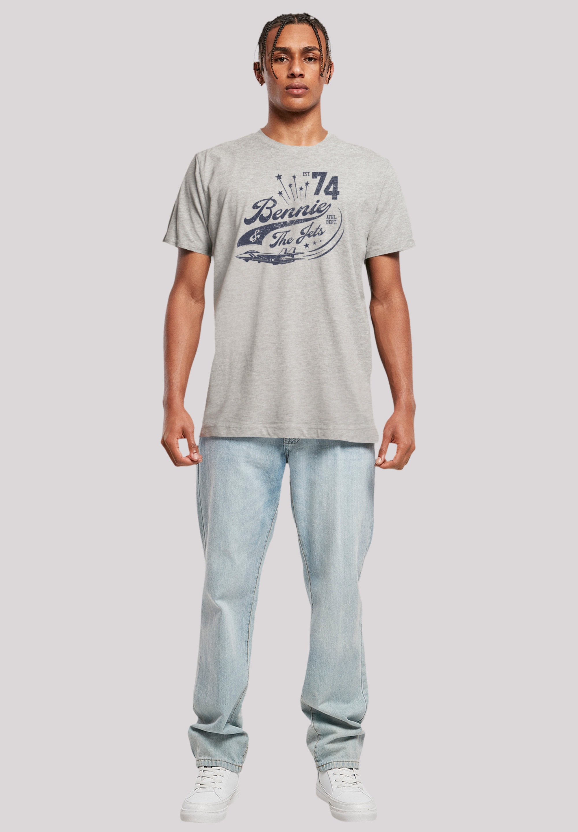 F4NT4STIC T-Shirt »Elton John Bennie And The Jets«, Musik, Band, Logo