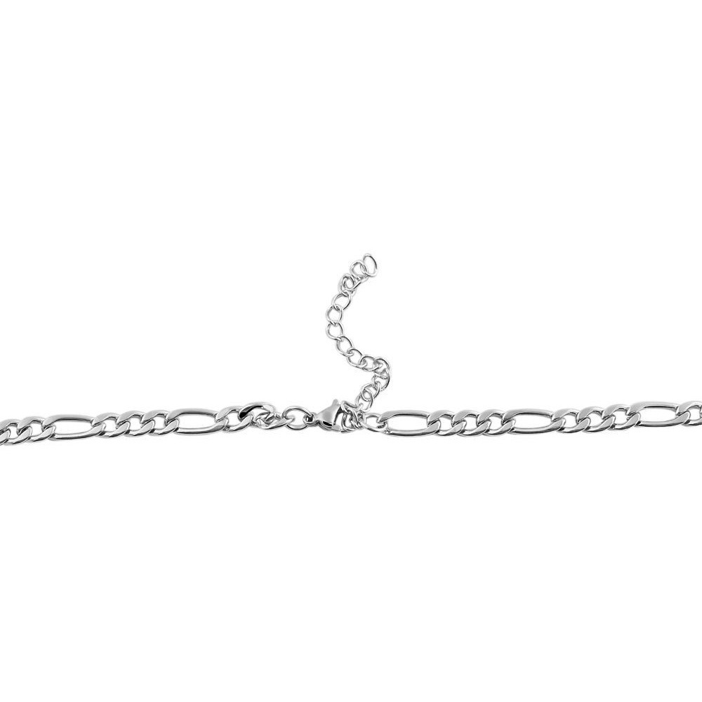 Adelia´s Kette ohne Anhänger »Unisex Halskette – Figarokette aus Edelstahl 50 cm« Ideal als Geschenk für besondere Anlässe