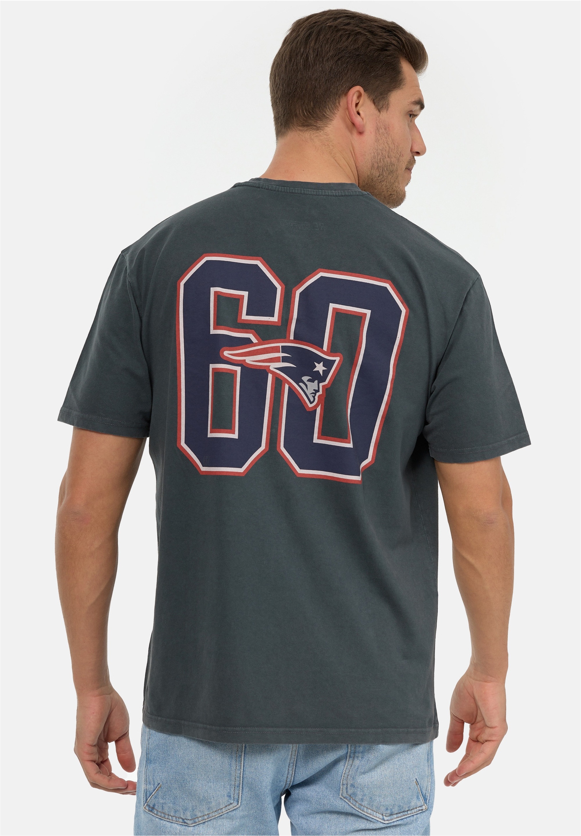 Recovered T-Shirt »NFL Patriots 17 Washed Relaxed«, (1 tlg.), für alle New England Patriots-Fans