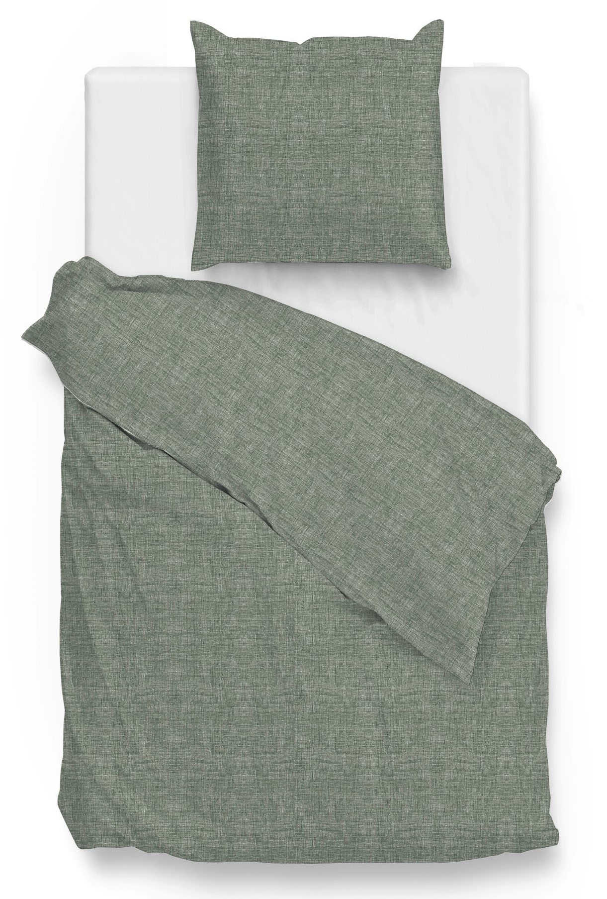 ZO HOME Bettwäsche "Zohome Bettwäsche Lino" 2 Stk. Bettwäsche aus 100% Baum günstig online kaufen