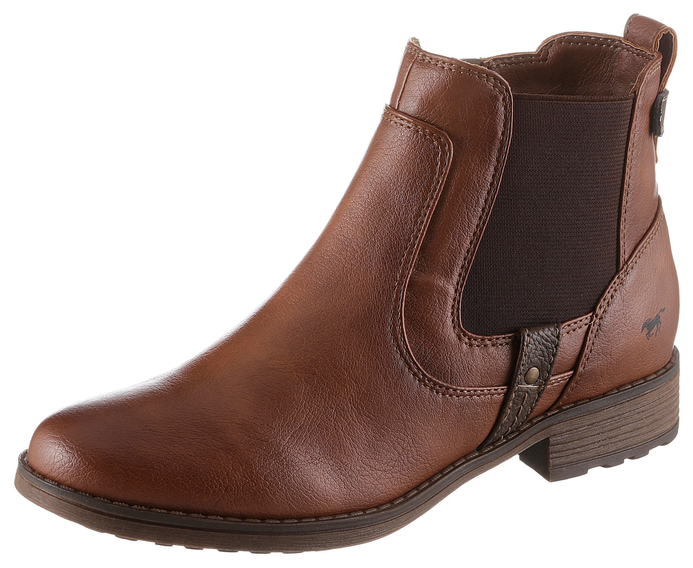 Mustang Shoes Chelseaboots, Schlupfstiefel, Stiefelette, Business Schuh in aktueller Used-Optik