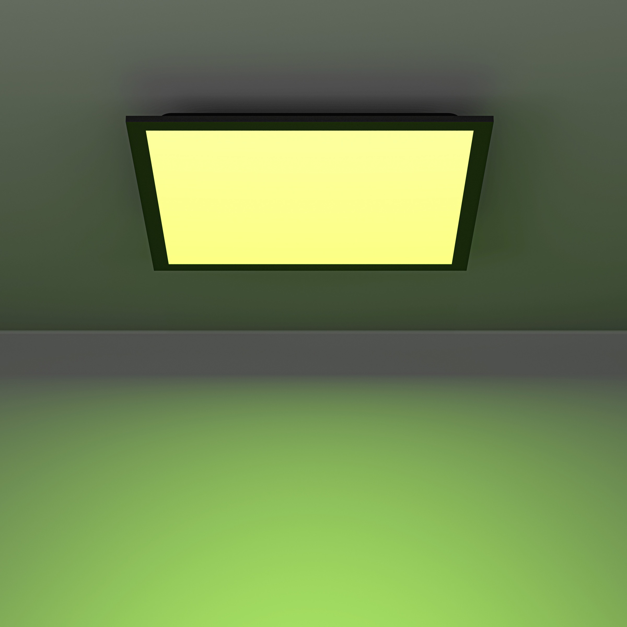 EGLO LED Deckenleuchte »MORADILLO-Z Deckenlampe - Stahl - LED - 19W - IP20« LED-Modul 1 Stk. Kaltweiß | Neutralweiß | RGB | Warmweiß Wohzimmerlampe, Esszimmerlampe, Schlafzimmer, L39,3 x B39,3 x H6,1 cm