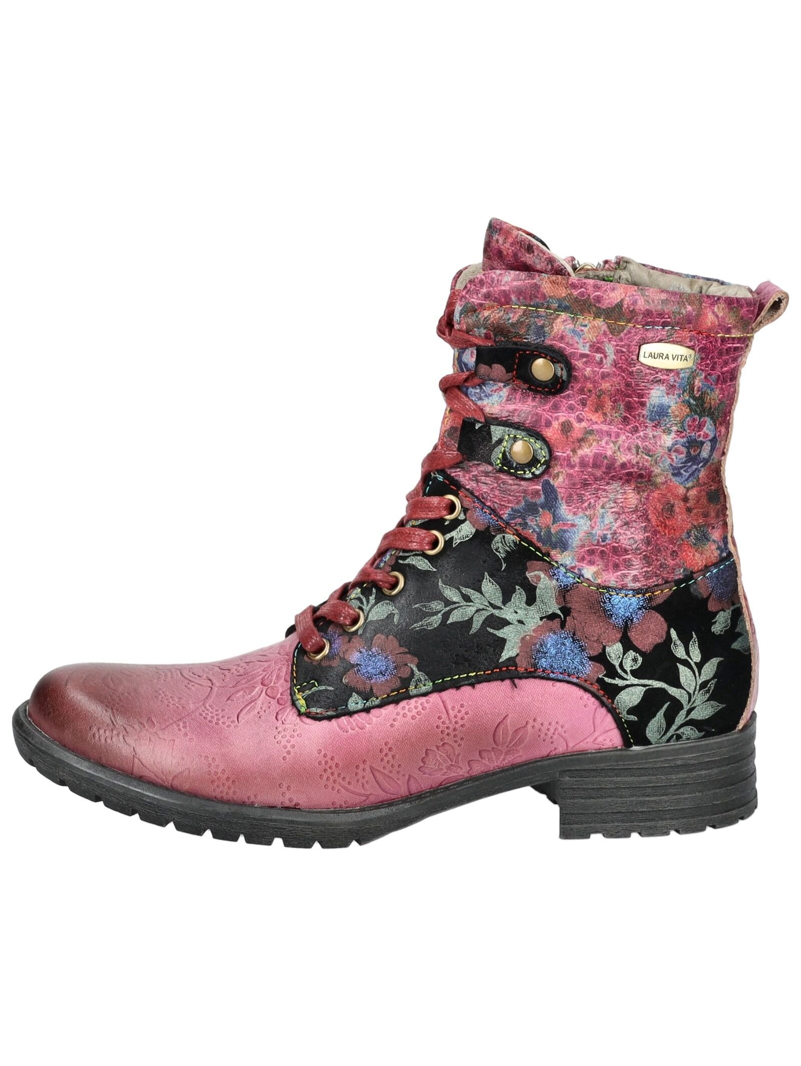 LAURA VITA Schnürstiefelette »LAURA VITA Stiefelette Leder/Textil«