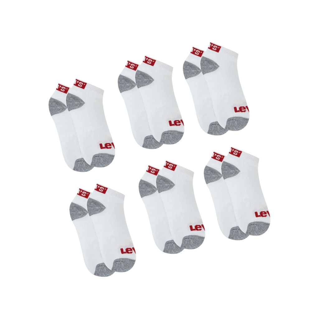 Levi's® Kids Kurzsocken »LHN BOX TAB LOW CUT 6PK MarkeL«, (Packung, 6 Paar)