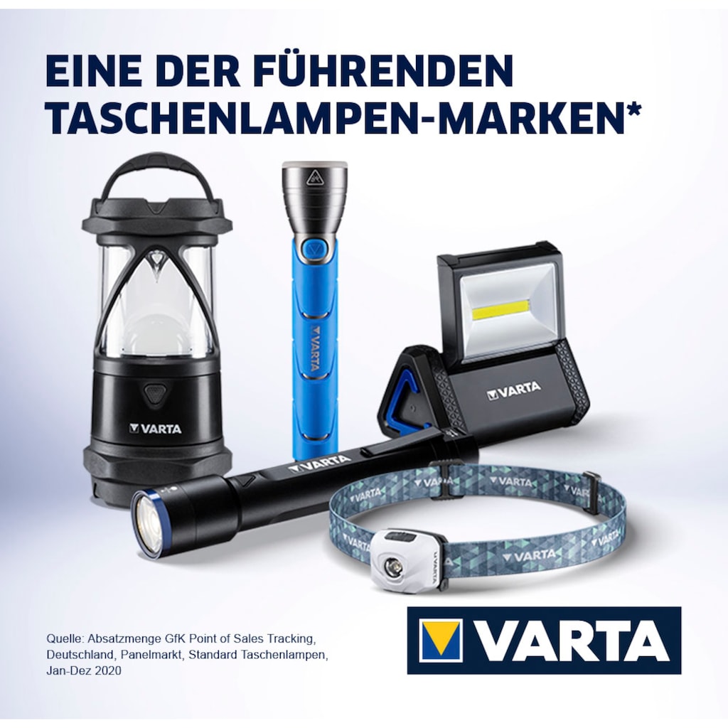 VARTA Taschenlampe »Outdoor Sports F30 Taschenlampe inkl. 3x LONGLIFE Power C Batterien«