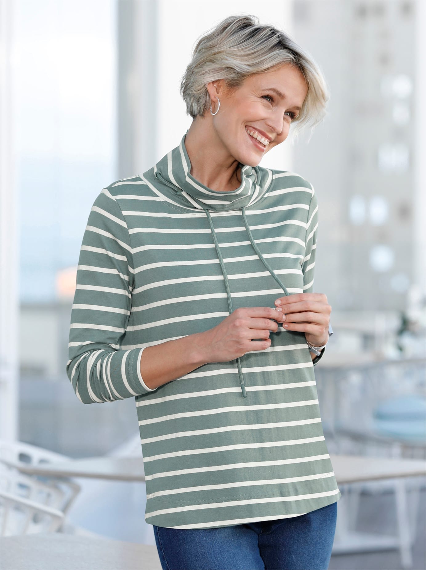 Classic Basics Langarmshirt "Shirt" 1 Stk. tlg. günstig online kaufen