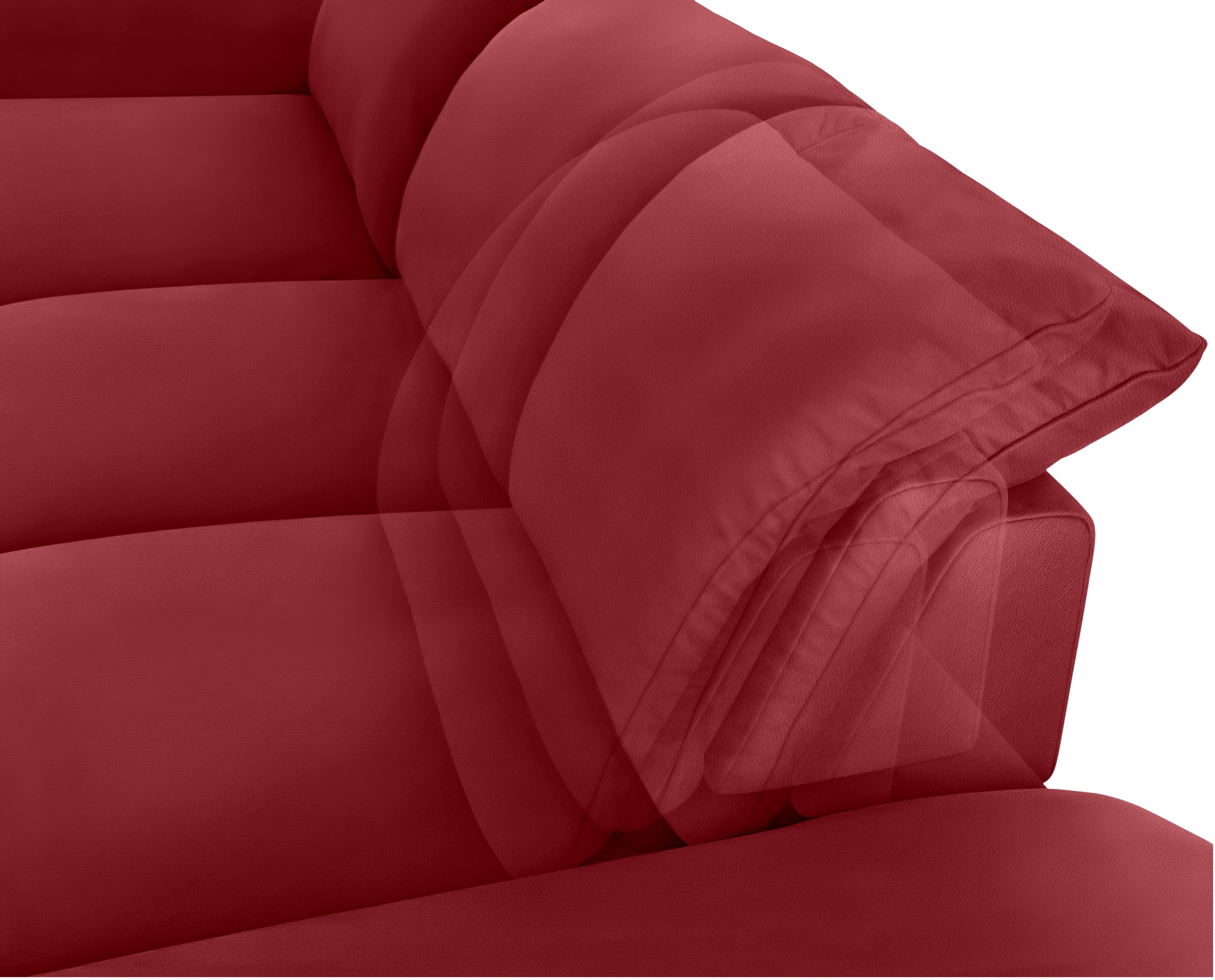 W.SCHILLIG Ecksofa »enjoy&MORE, Designsofa, bequem, zeitlos und elegant, L-Form«, mit Sitztiefenverstellung, Füße silber matt, Breite 340 cm