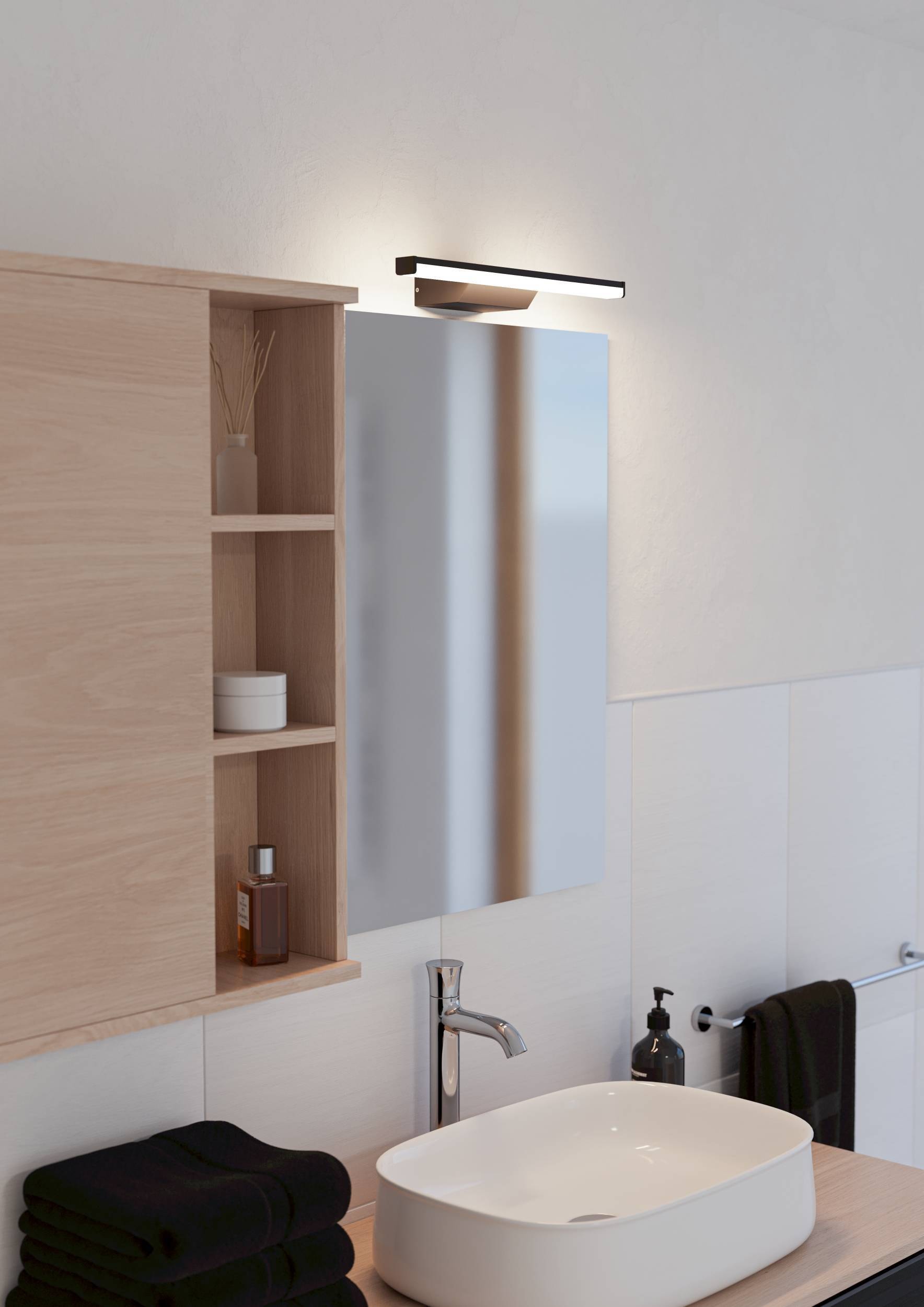 EGLO Spiegelleuchte »Regello-Z Spiegelleuchte, ZigBee 3.0, Bad Wandlampe, IP44, Lampe« LED-Modul 1 Stk. Kaltweiß | RGB