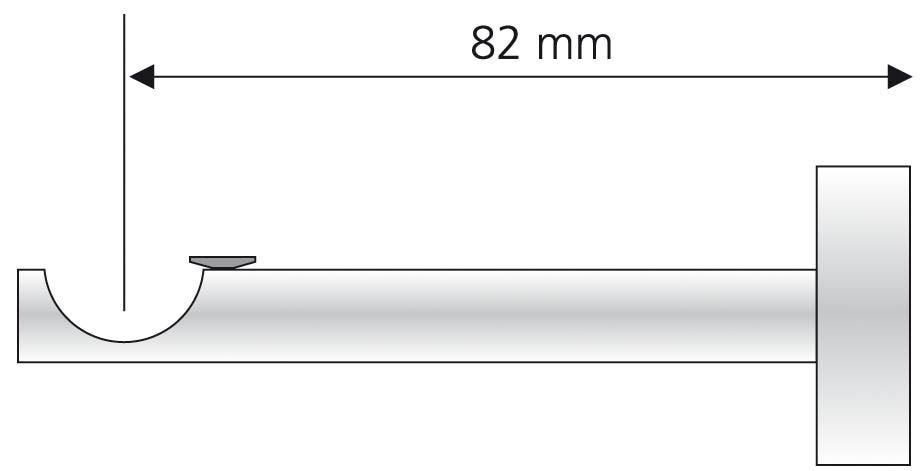 Liedeco Träger, (1 St.), für Gardinenstangen Ø 16 mm