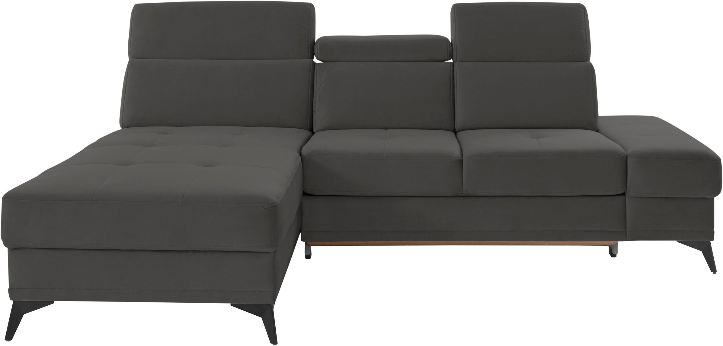 OTTO home Ecksofa "Cardiz L-Form" inkl.Kopfteilverstellung und Federkern wahlweise mit Schlaffunktion