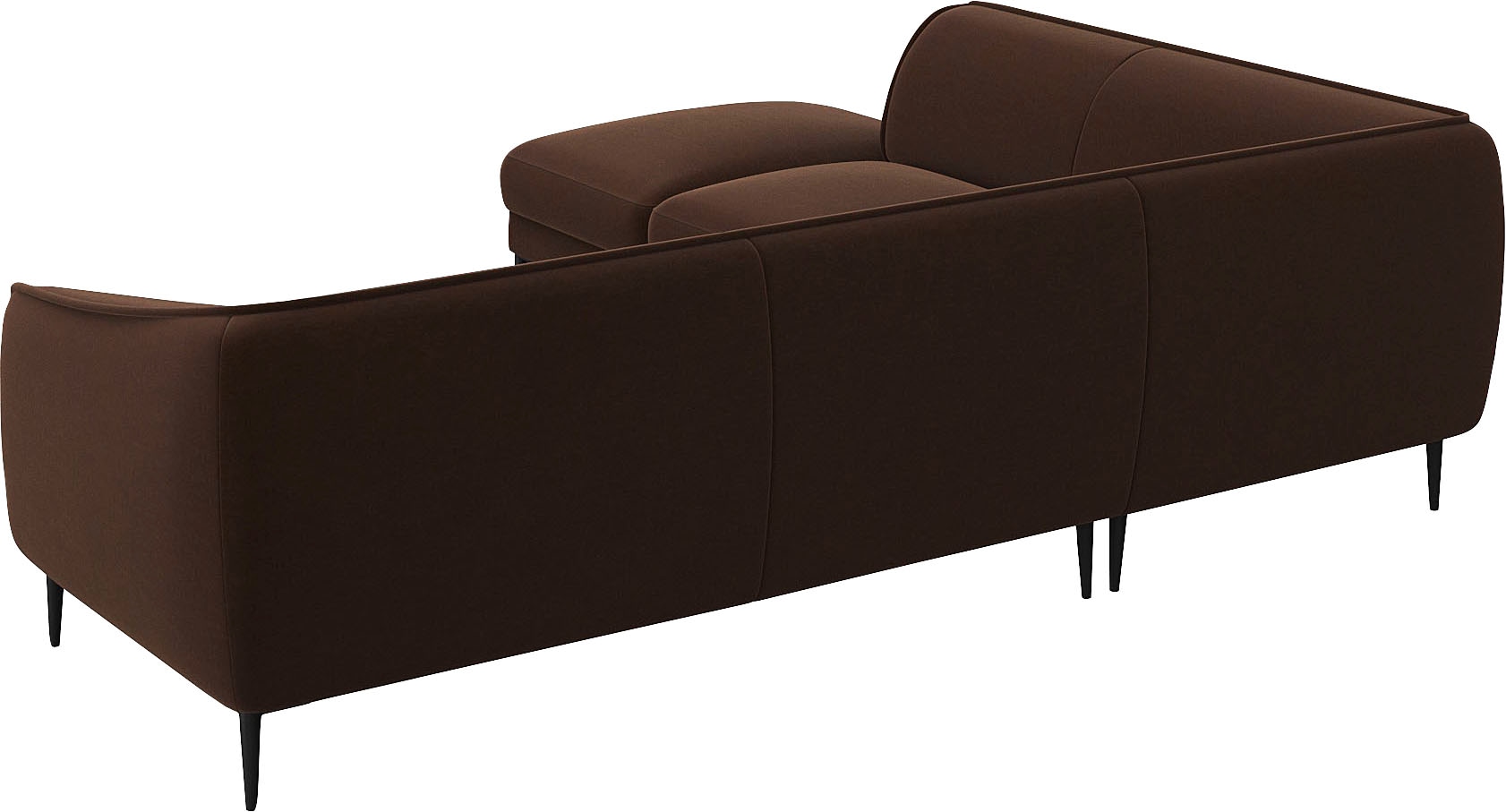 FLEXLUX Ecksofa »Belle Designsofa, L-Form, B/T 268/209 cm«, Skandinavisches Design, In hochwertiger Verarbeitung