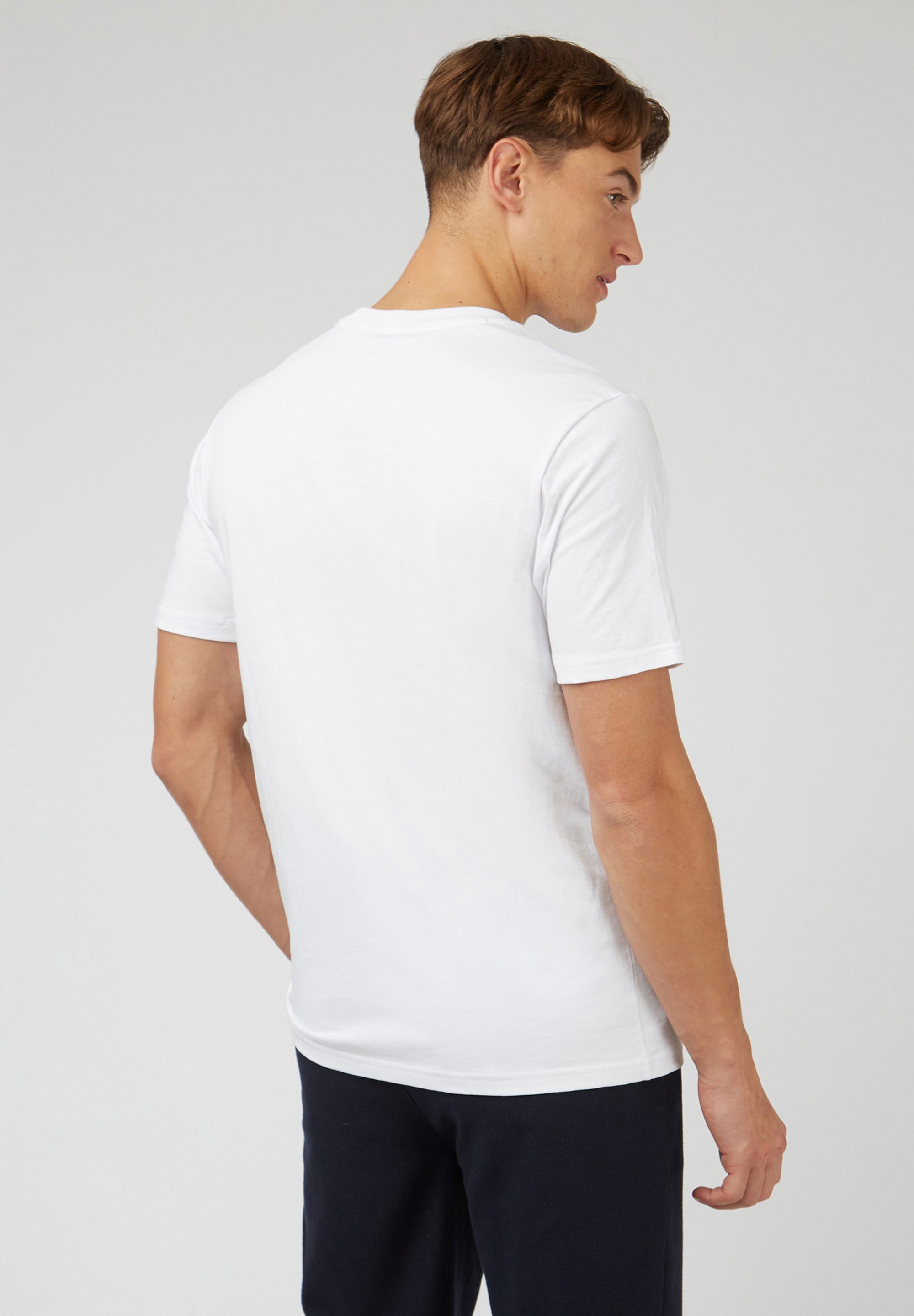 Ben Sherman T-Shirt »Seasonal Stripe Tee«, Kontraststreifen mit Logo