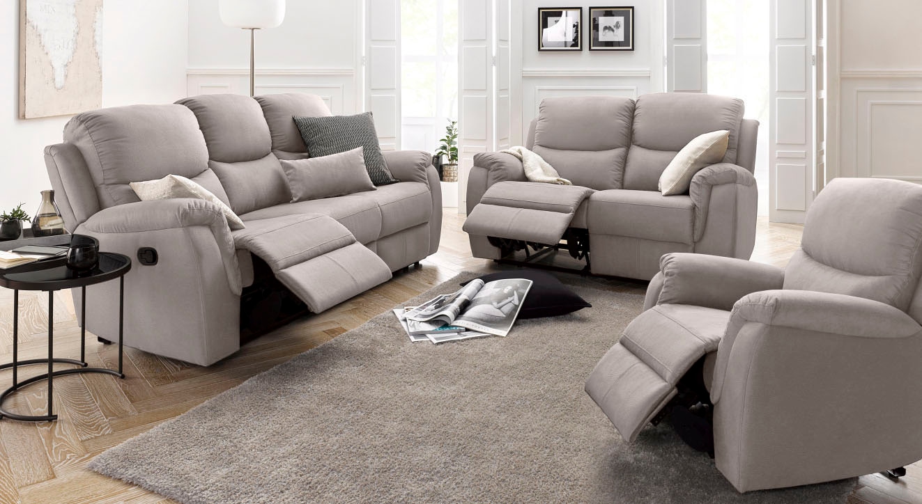 Federkern, | home Relaxfunktion ATLANTIC BAUR hohe collection 3-Sitzer, Belastbarkeit kaufen mit und