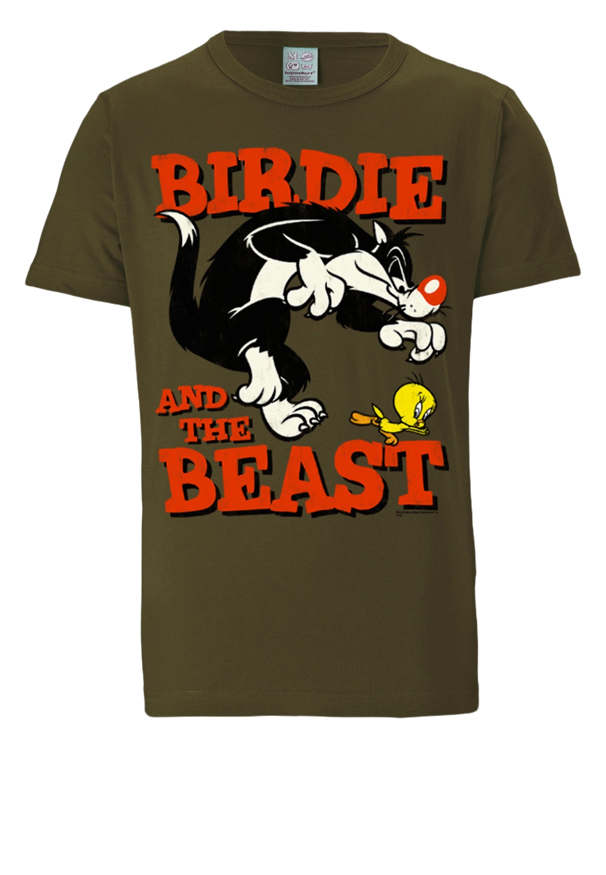 LOGOSHIRT T-Shirt »Looney Tunes – Sylvester & Tweety«, mit coolem Print