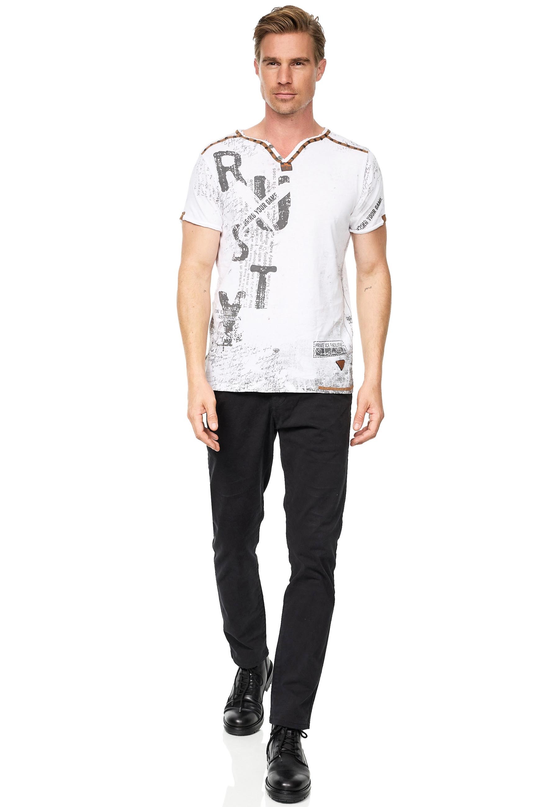 Rusty Neal T-Shirt, im Used-Look