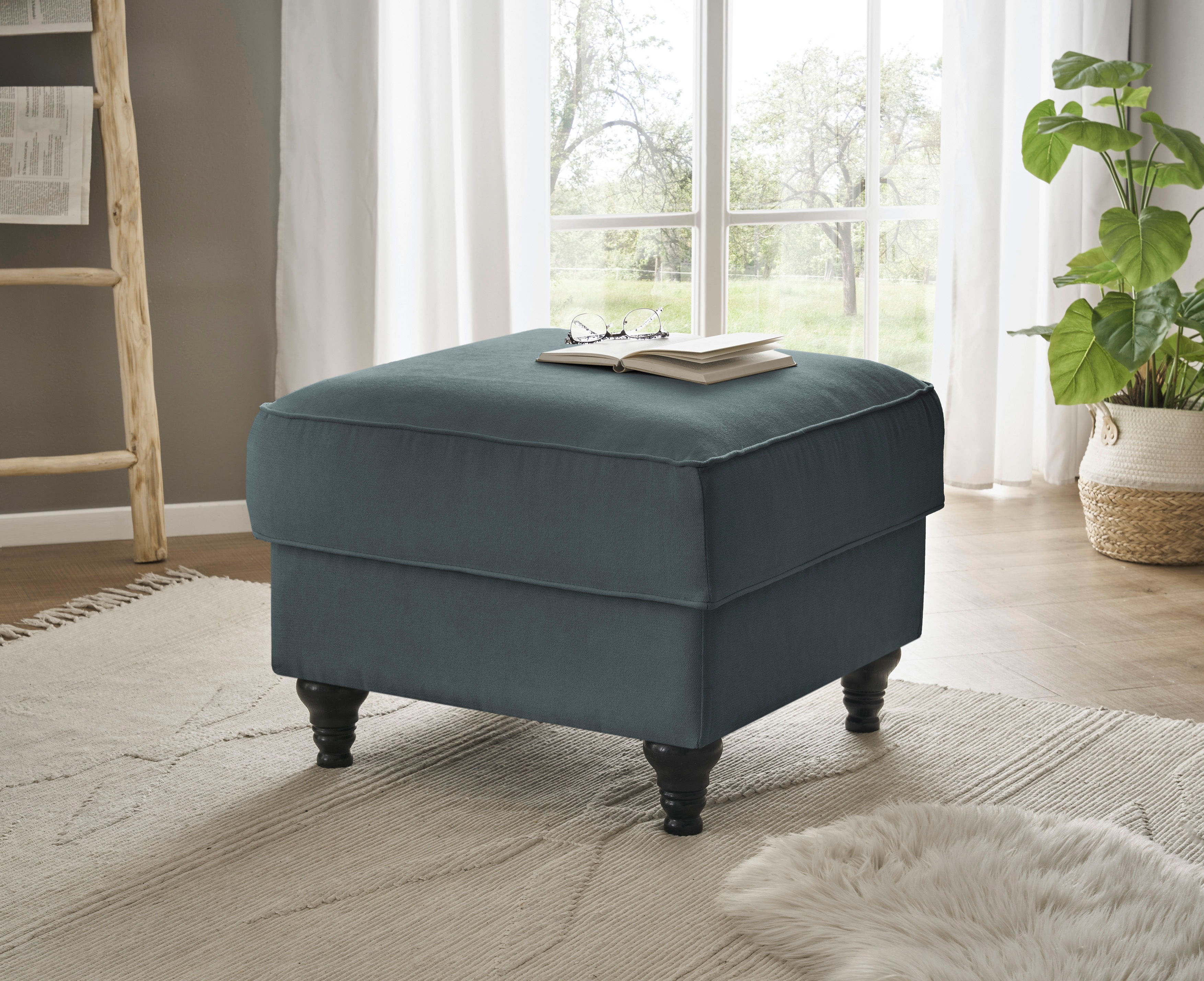 Thumbnail - Home affaire Hocker "WESTMINSTER" mit Federkern-Polsterung