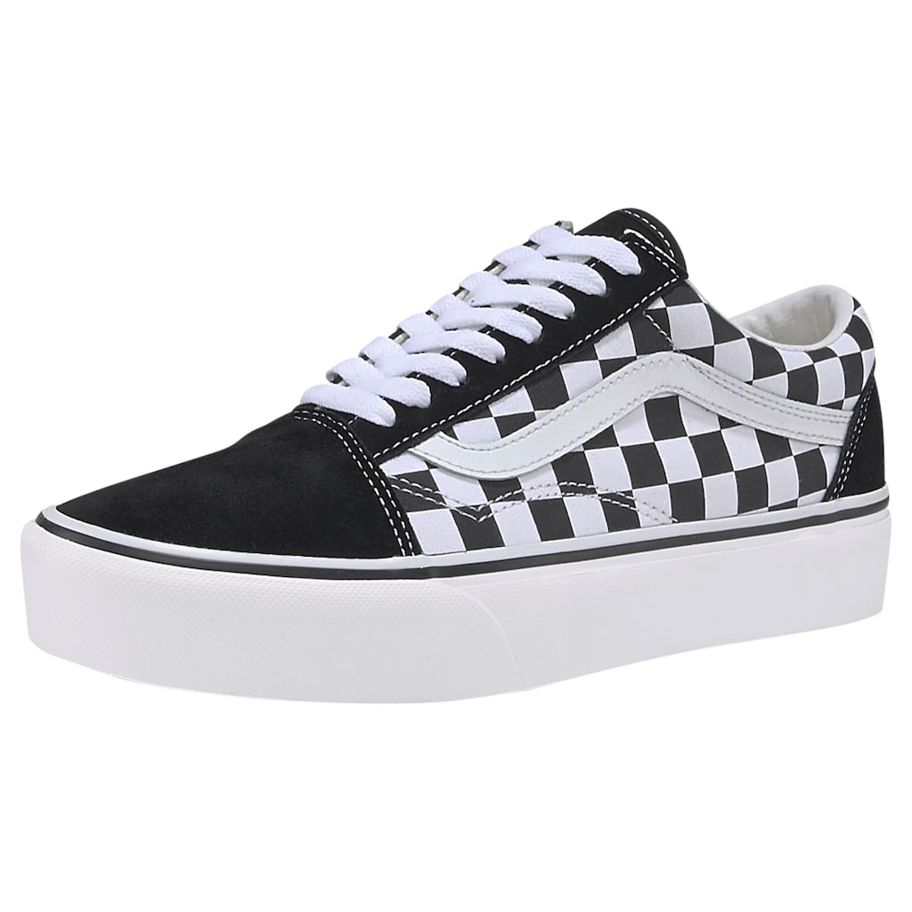 Vans Plateausneaker »Old Skool Platform Checkerboard«