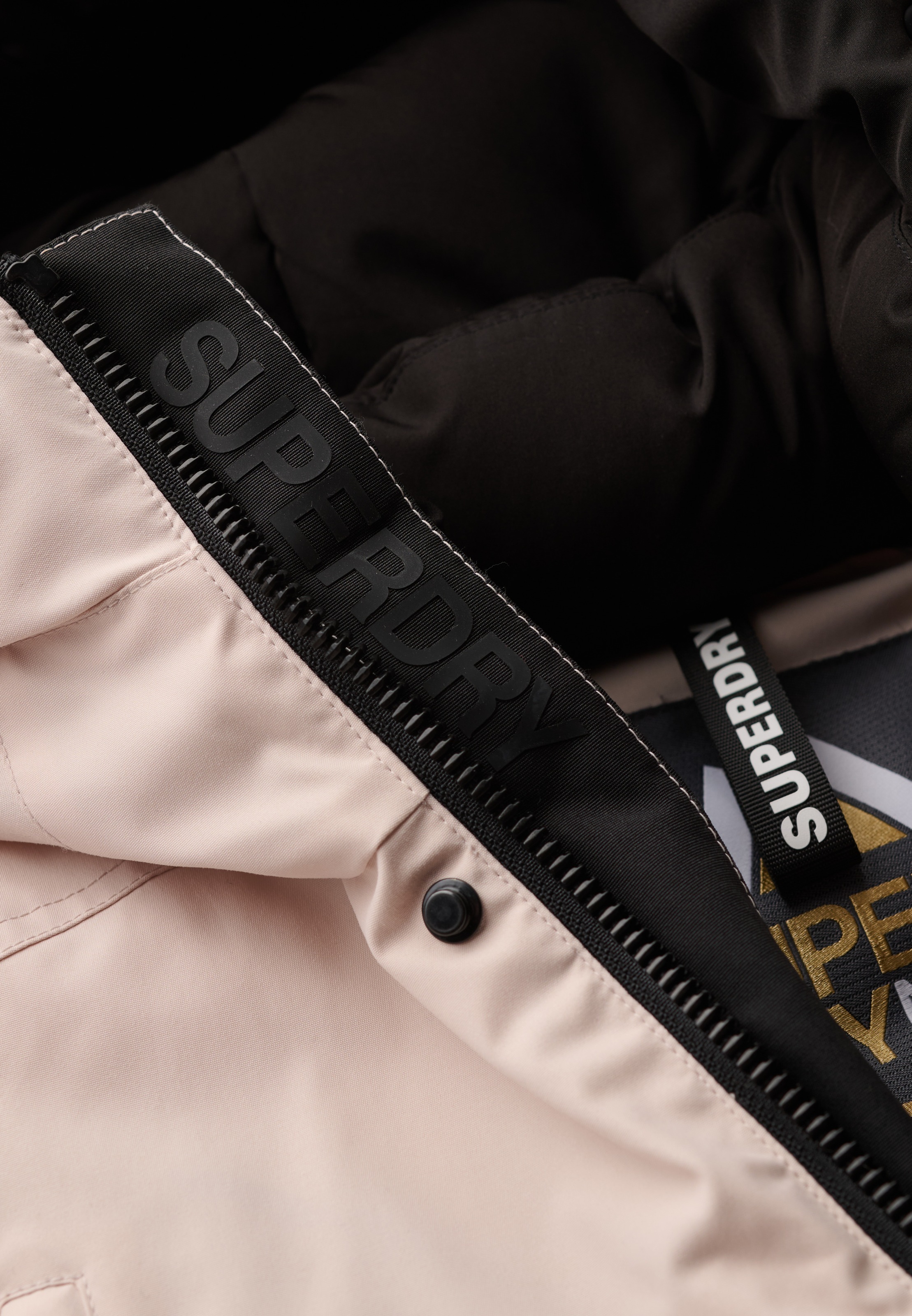 Superdry Bomberjacke »CITY PADDED BOMBER JACKET« ohne Kapuze Materialmix, regular fit