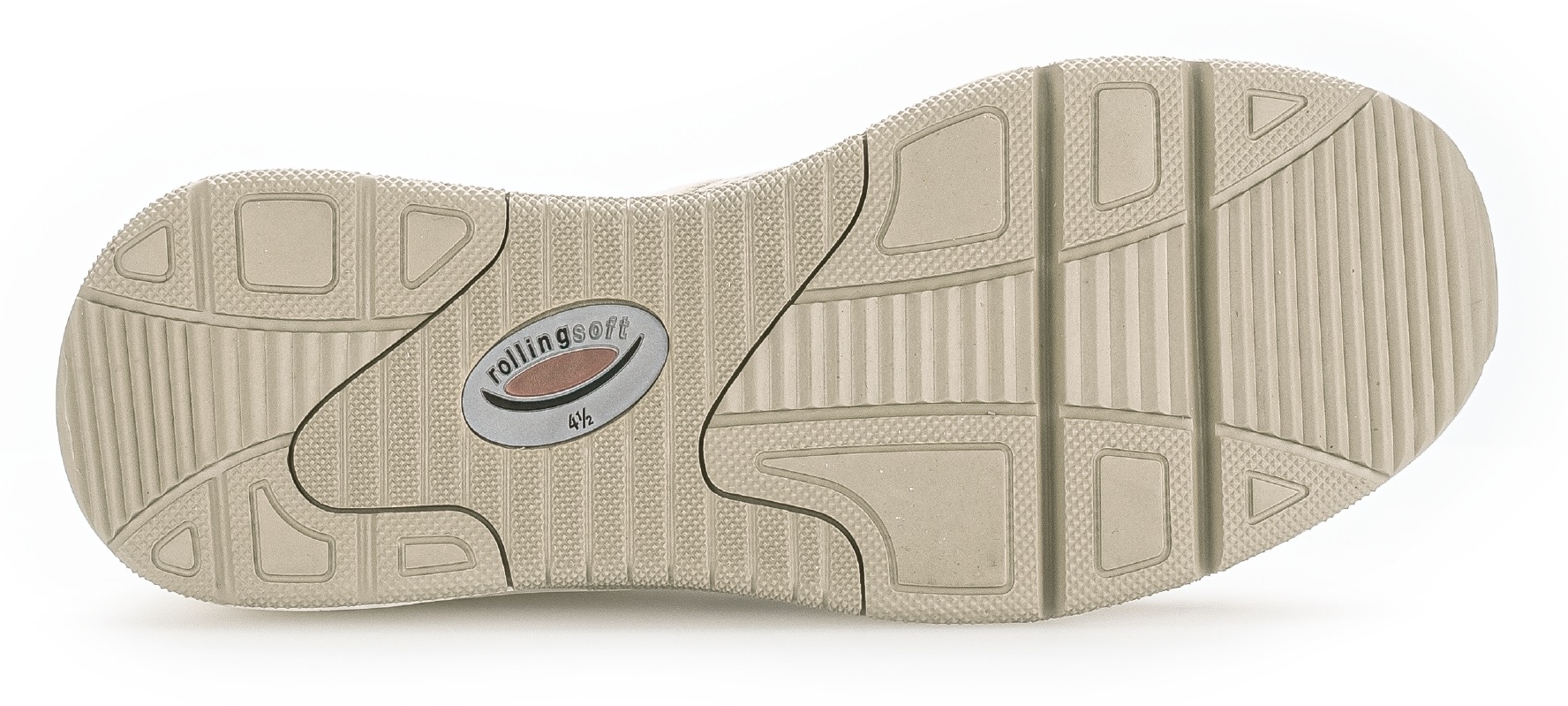 Gabor Rollingsoft Keilsneaker, Freizeitschuh, Halbschuh, Schnürschuh, Logoschriftzug an der Ferse