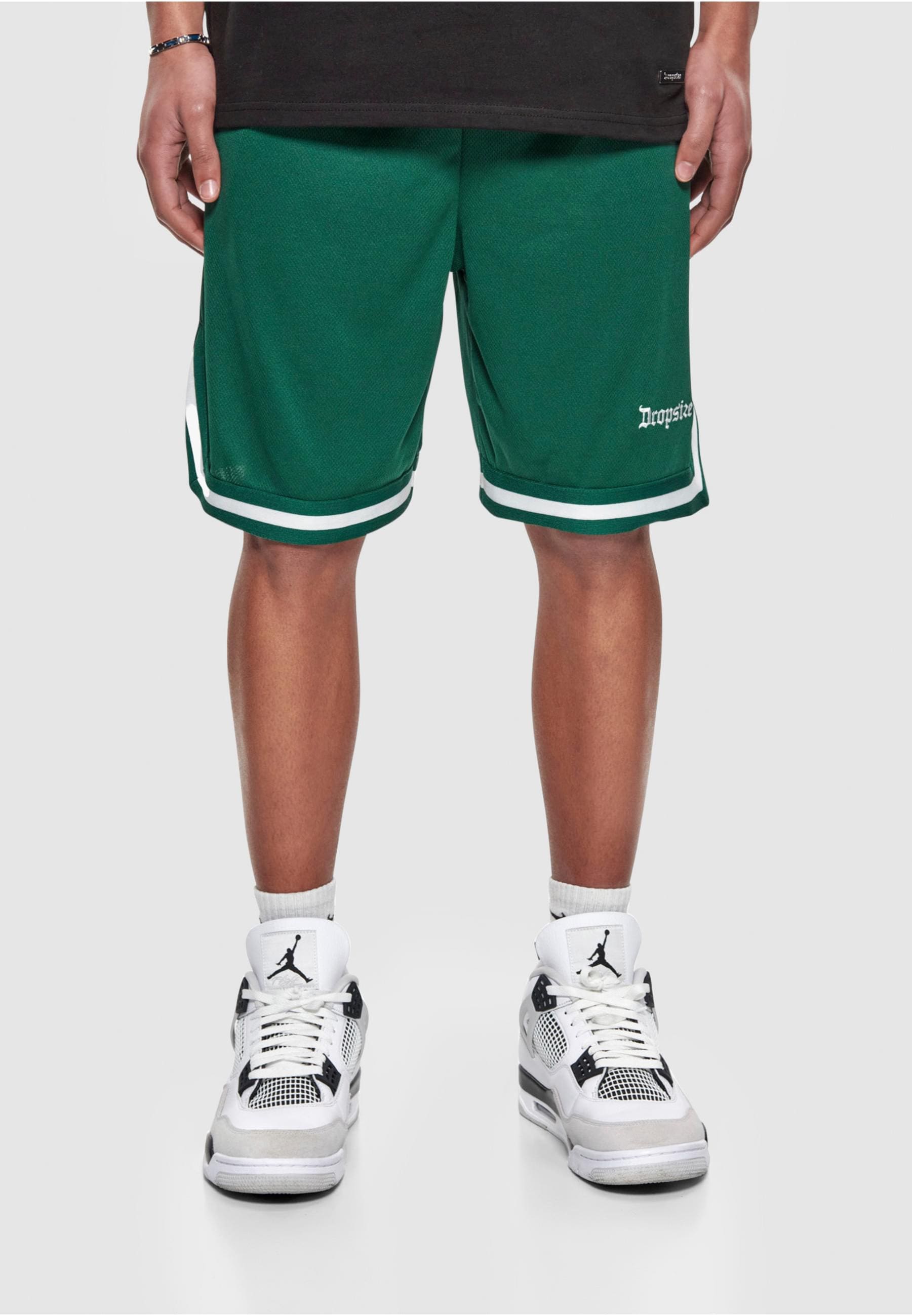 Dropsize Shorts »Dropsize Herren Dropsize Logo Mesh Shorts«, (1 tlg.)