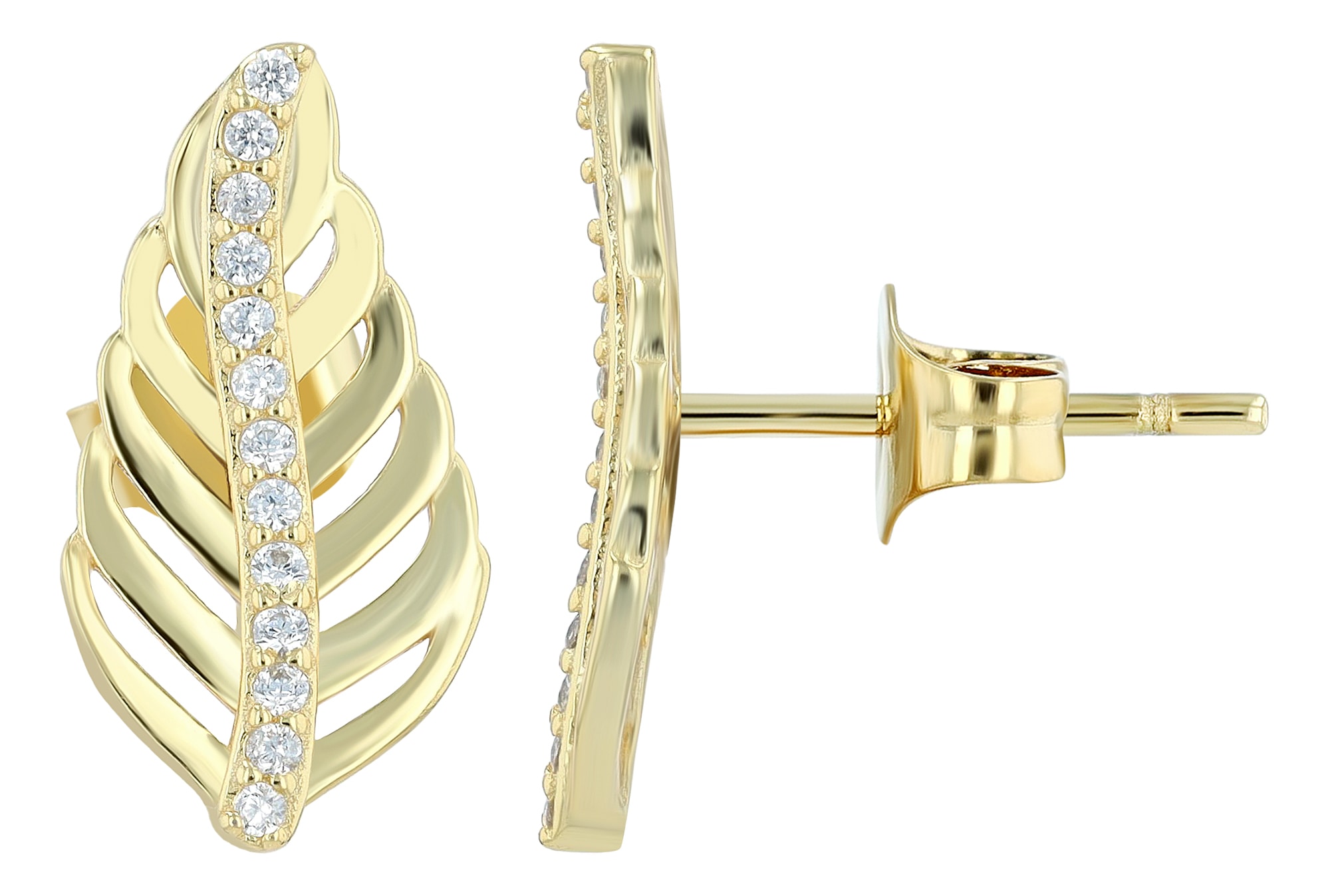 Adelia´s Paar Ohrhänger "Ohrringe – Ohrstecker aus 925 Silber mit Zirkonia" Ideal als Geschenk für besondere Anlässe