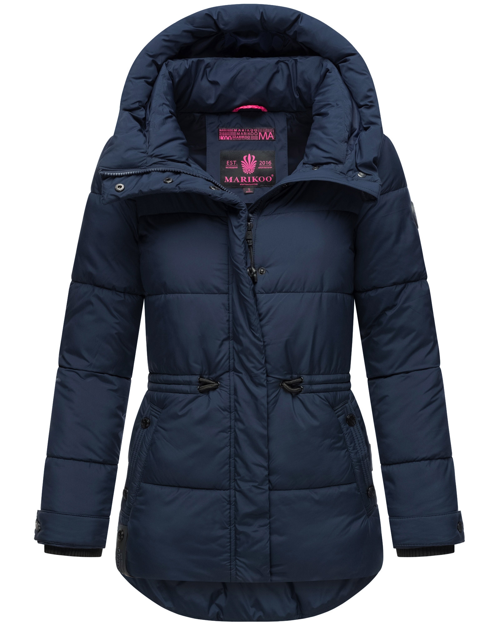 Marikoo Winterjacke "Akumaa", mit tailliertem Schnitt