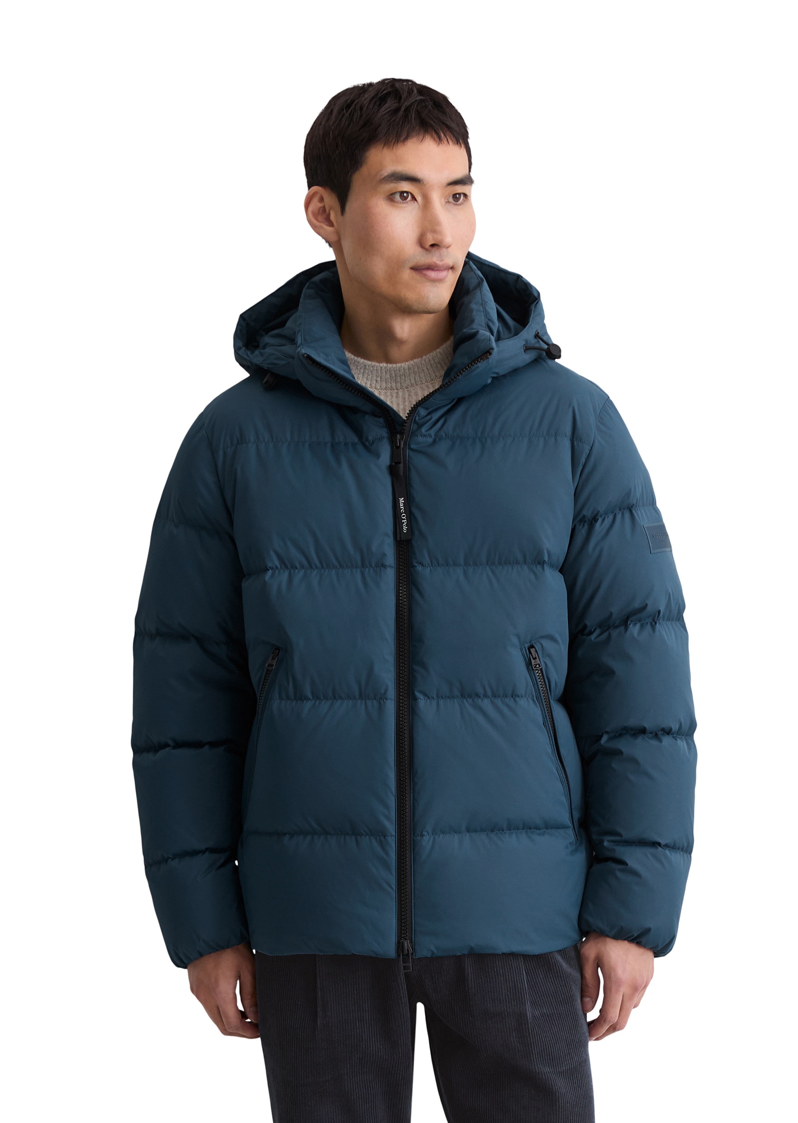 Marc OPolo Outdoorjacke "mit abnehmbarer Kapuze" ohne Kapuze