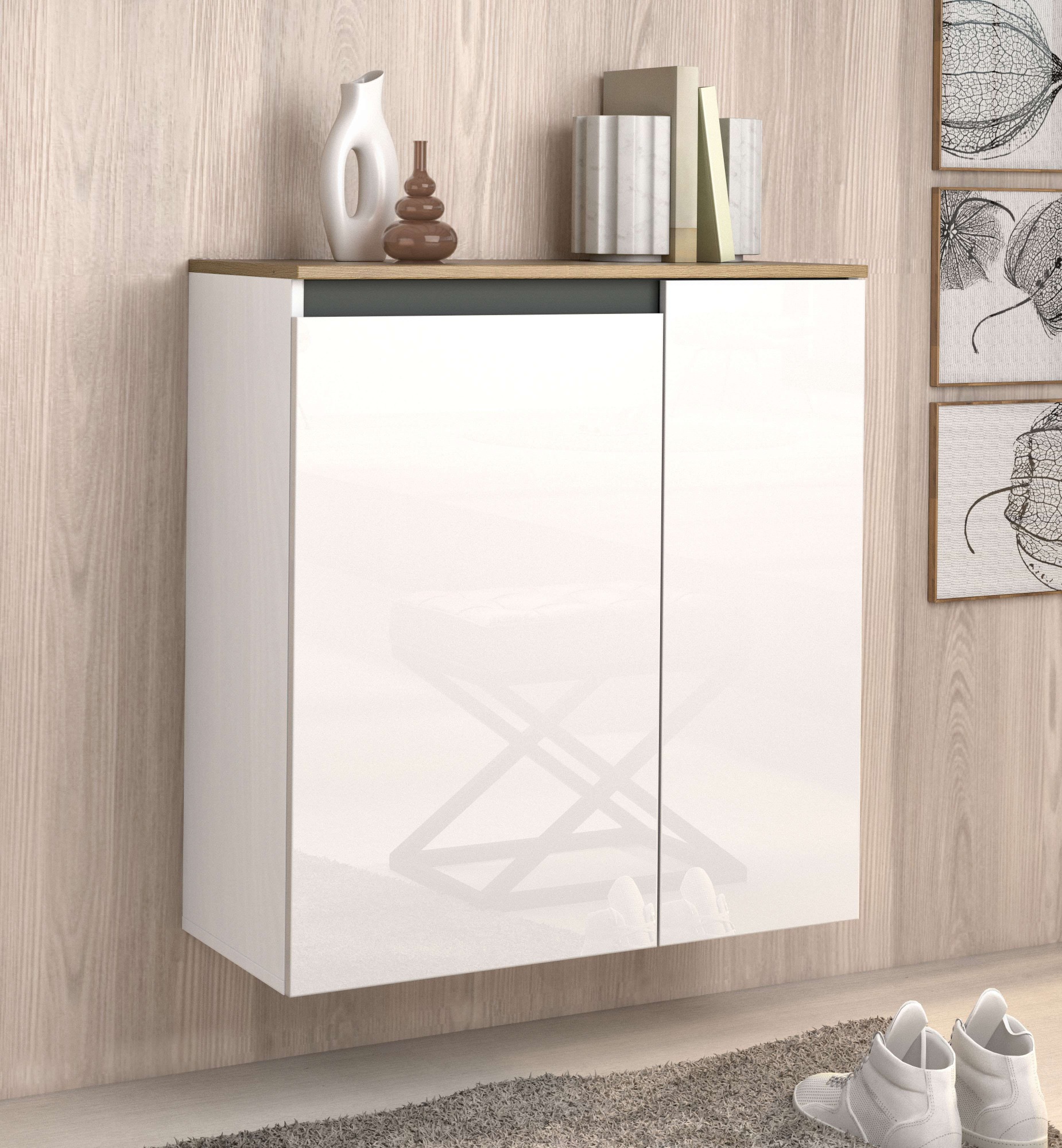 Home affaire Schuhschrank "Zippo, Schuhkommode,Schuhregal,Made in Italy,hän günstig online kaufen