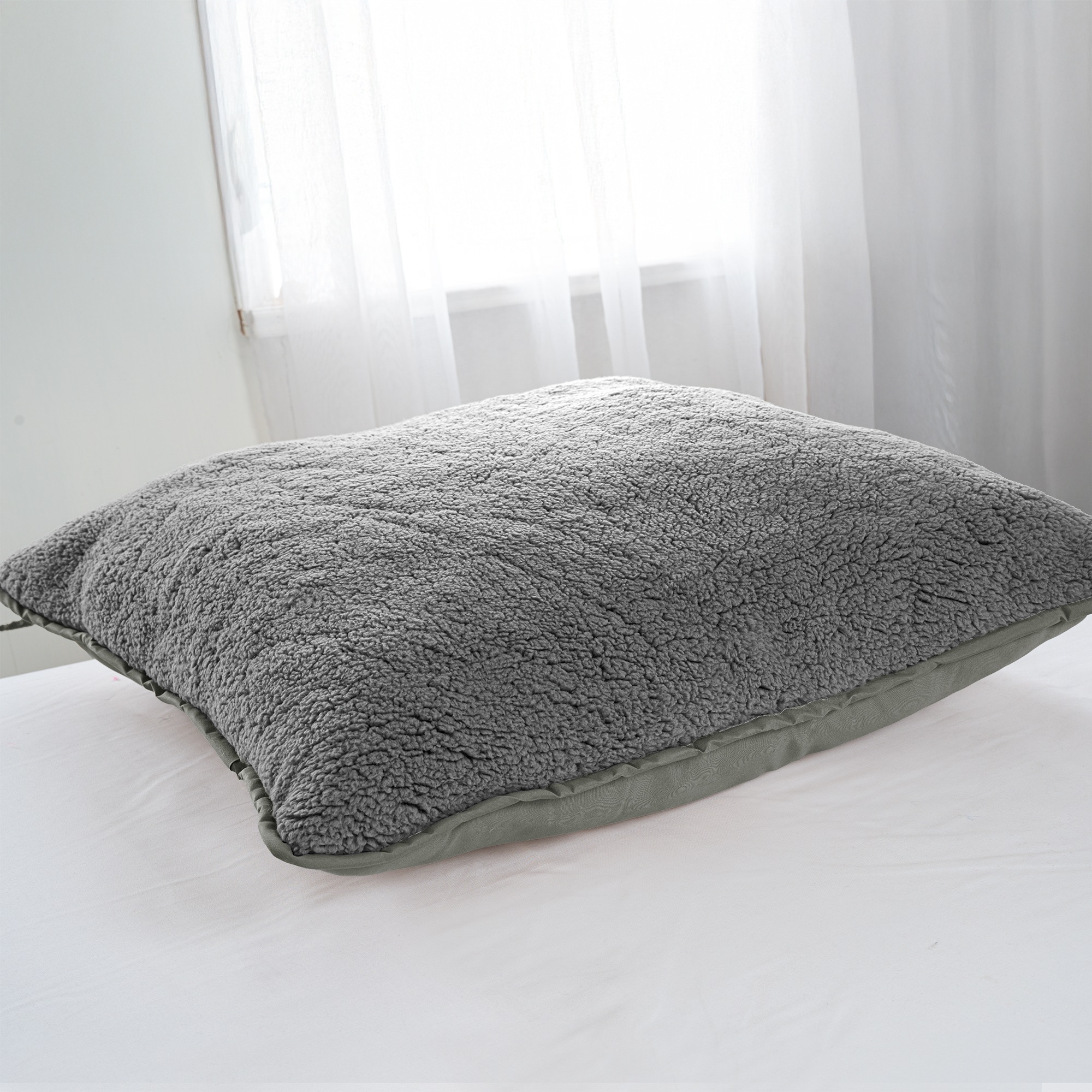 OTTO home Microfaserkissen "Elvia, Teddy Plüsch Kissen" Füllung: Polyester günstig online kaufen