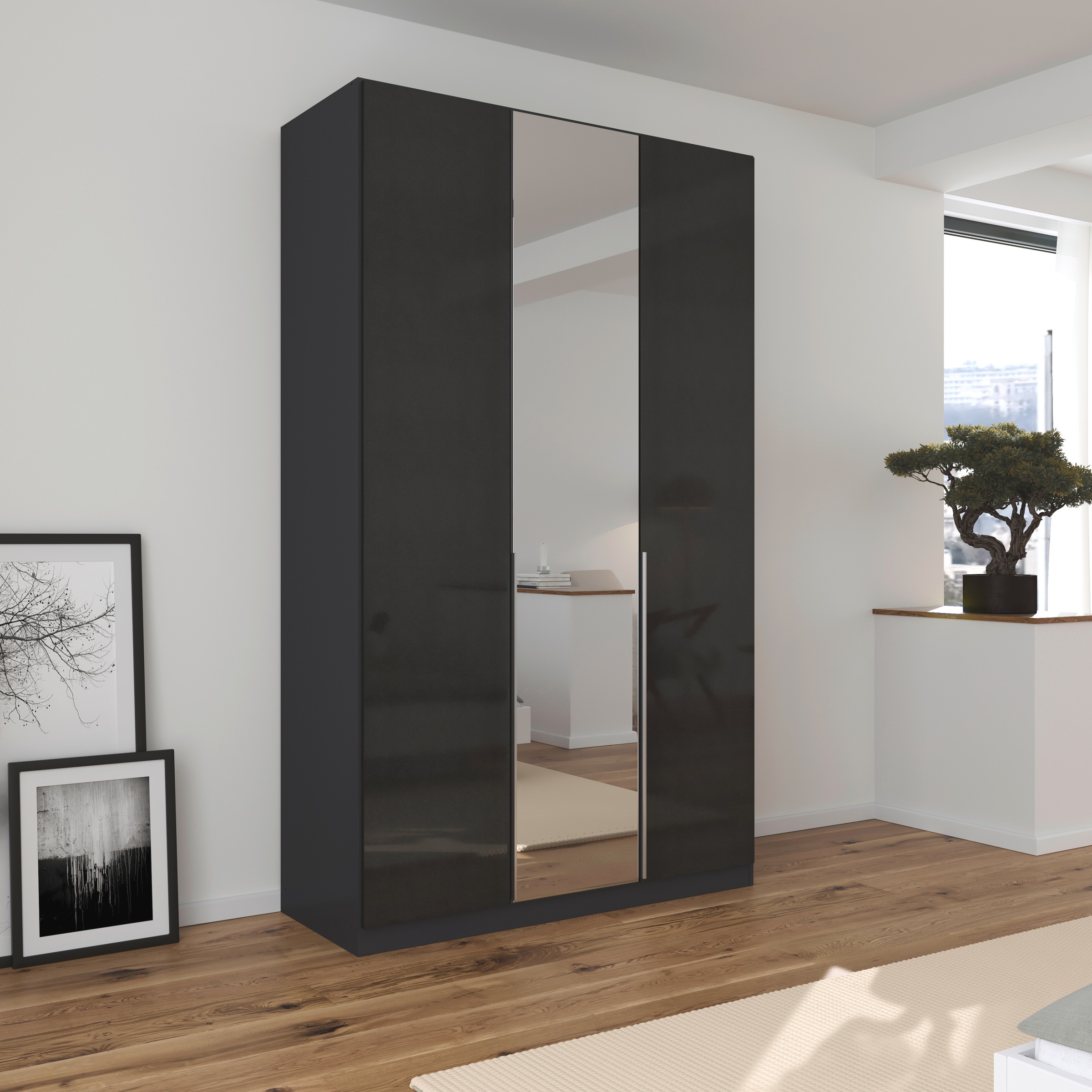 OTTO home Drehtürenschrank "Kleiderschrank Schrank Garderobe AGORDO mit Dek günstig online kaufen