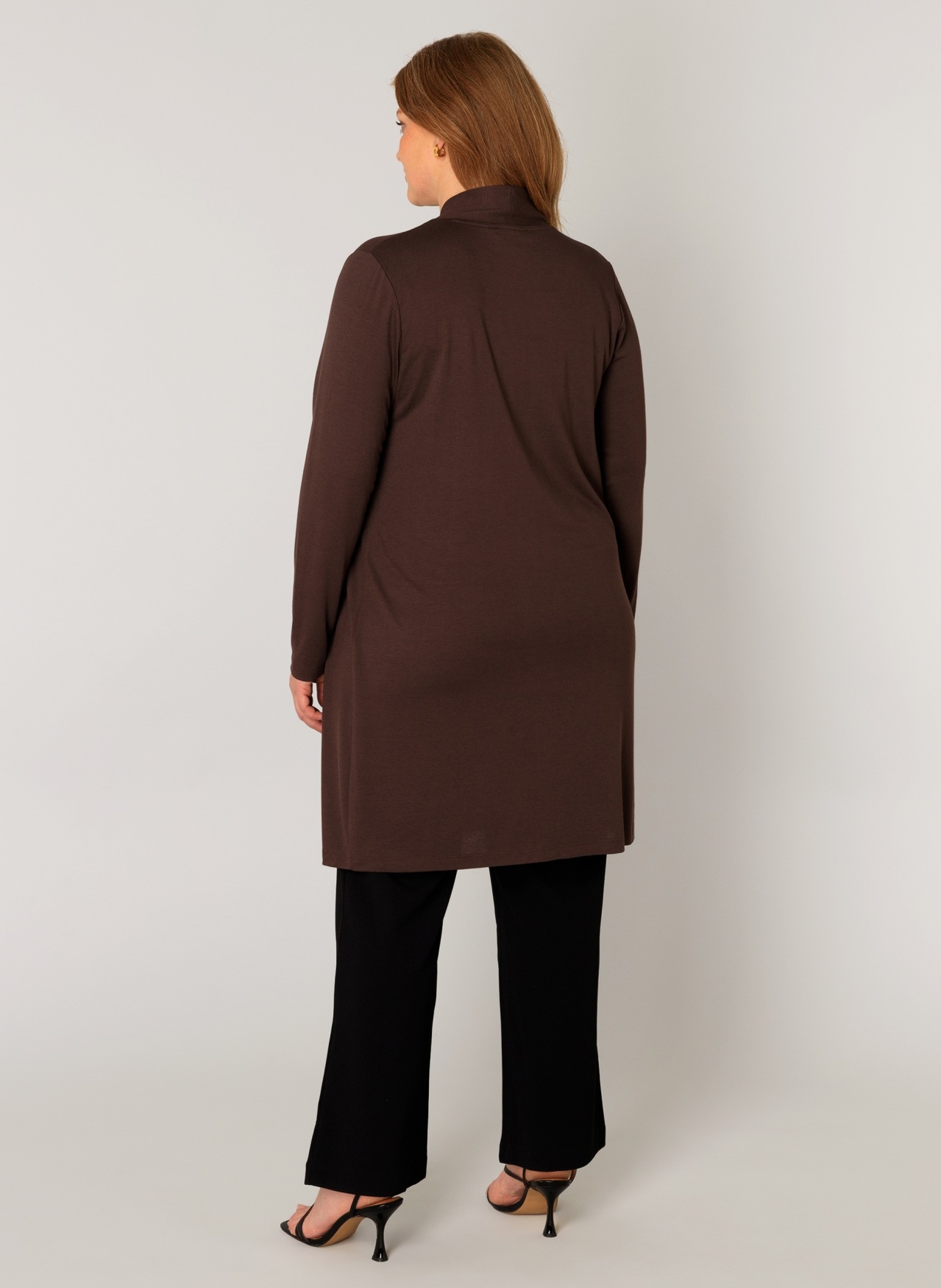 Base Level Curvy Longstrickjacke "Ayla Long" Figurumspielende, weiche Stric günstig online kaufen