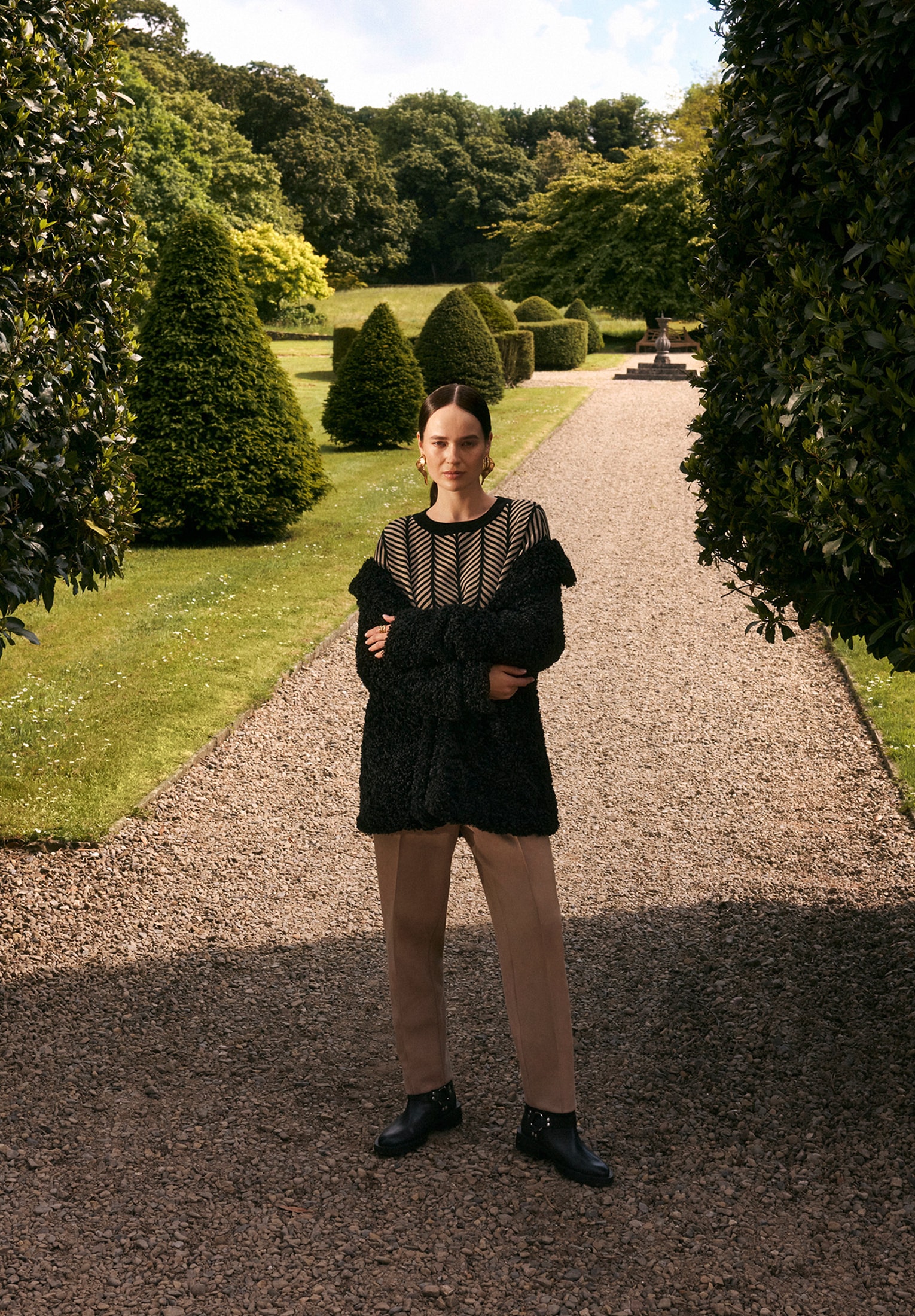 Betty&Co Schlupfhose »Betty & Co Damen Schlupfhose mit Biesen«, Material